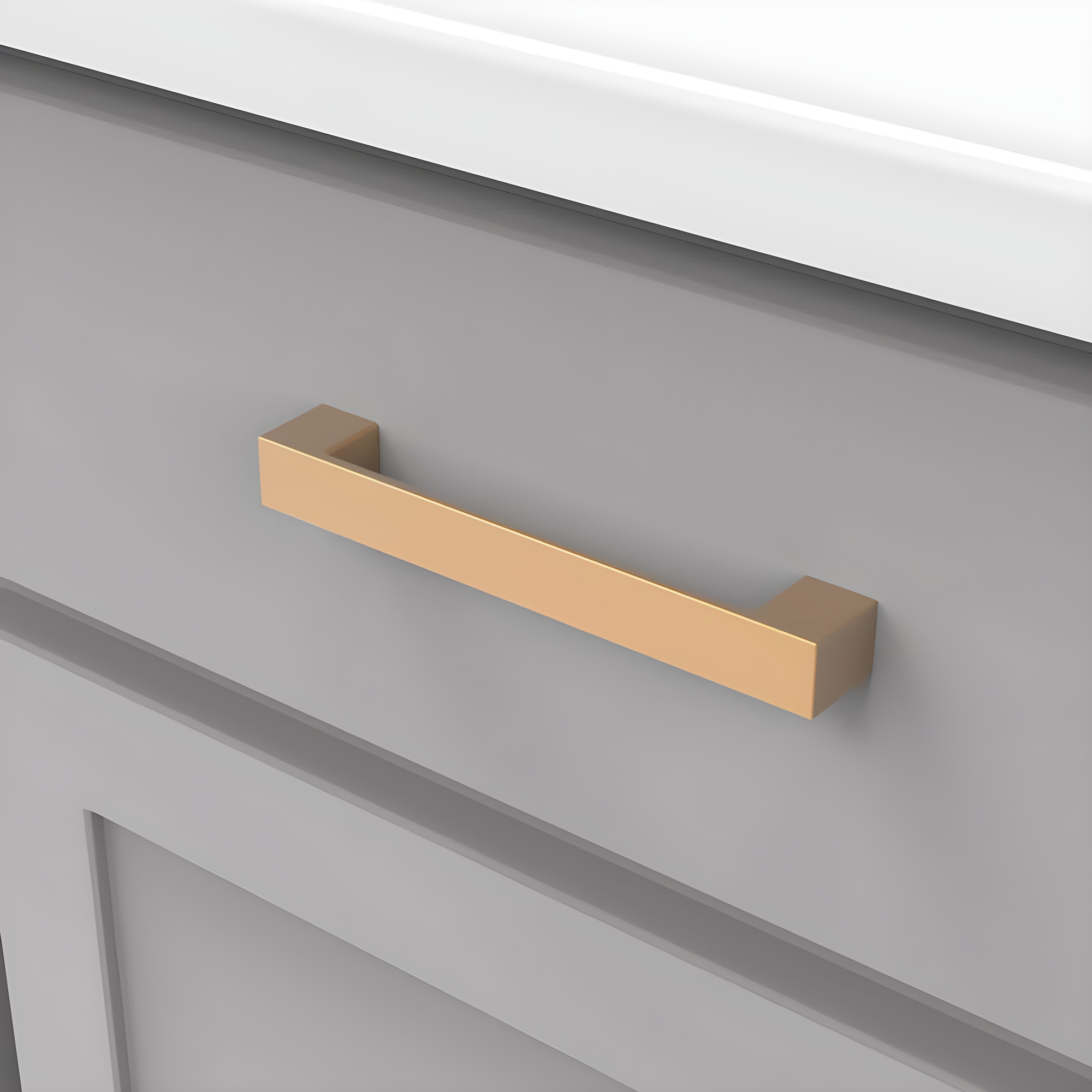 Heritage Designs Kitchen Cabinet Handles, 5 1/16" Drawer Pulls for Cabinet Doors, Dresser Drawers