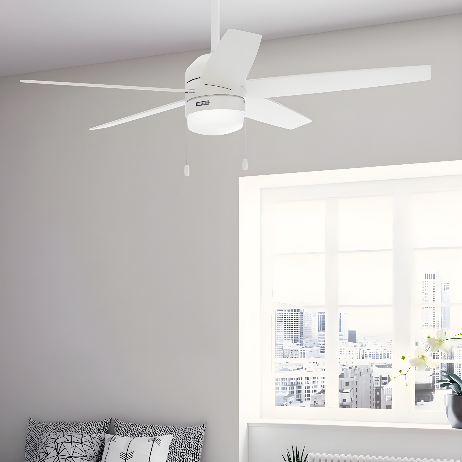 Bardot 52" 5 - Blade Ceiling Fan With Lights and Pull Chains