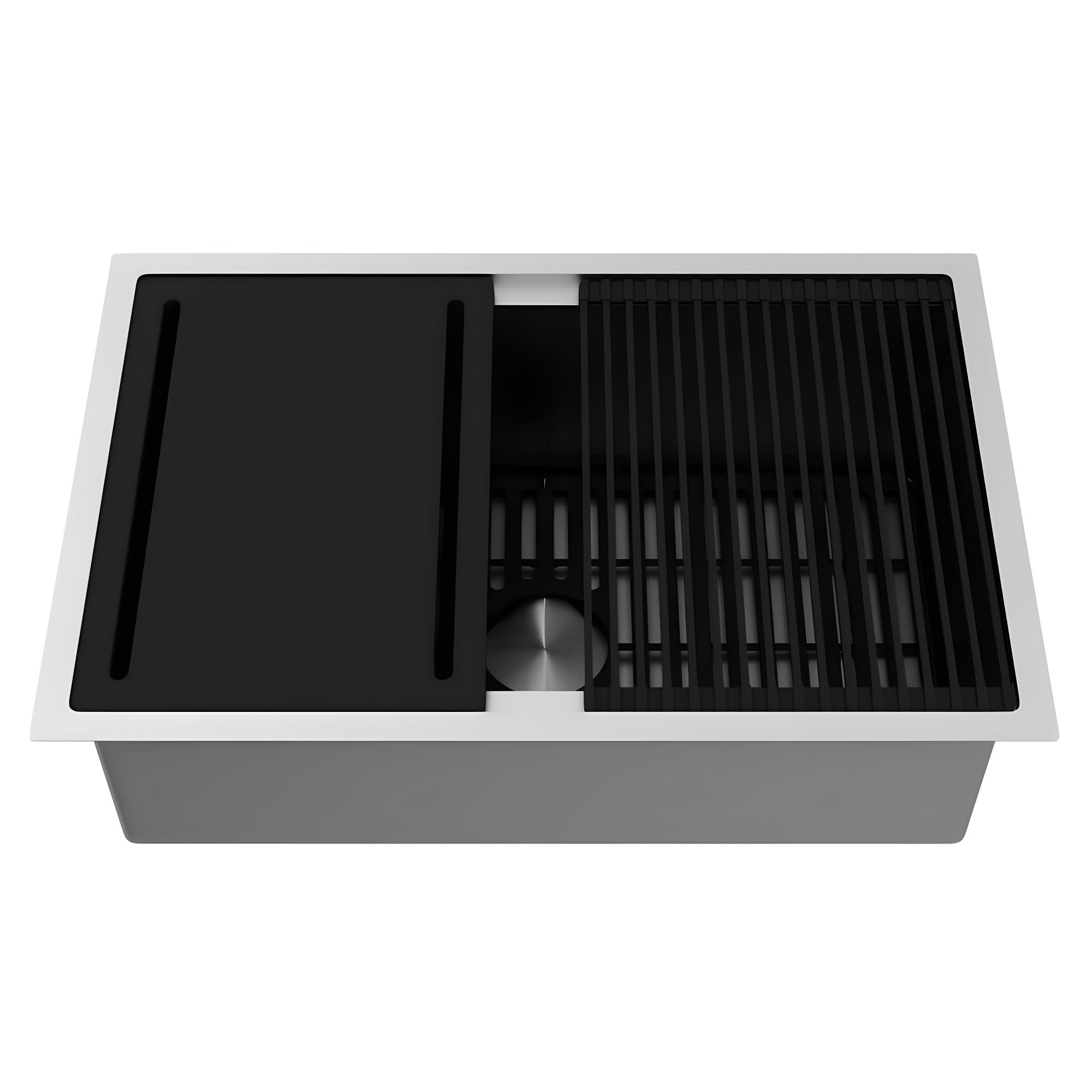 VIGO 30" Mercer Stainless Steel Undermount Kitchen Sink with Accessories