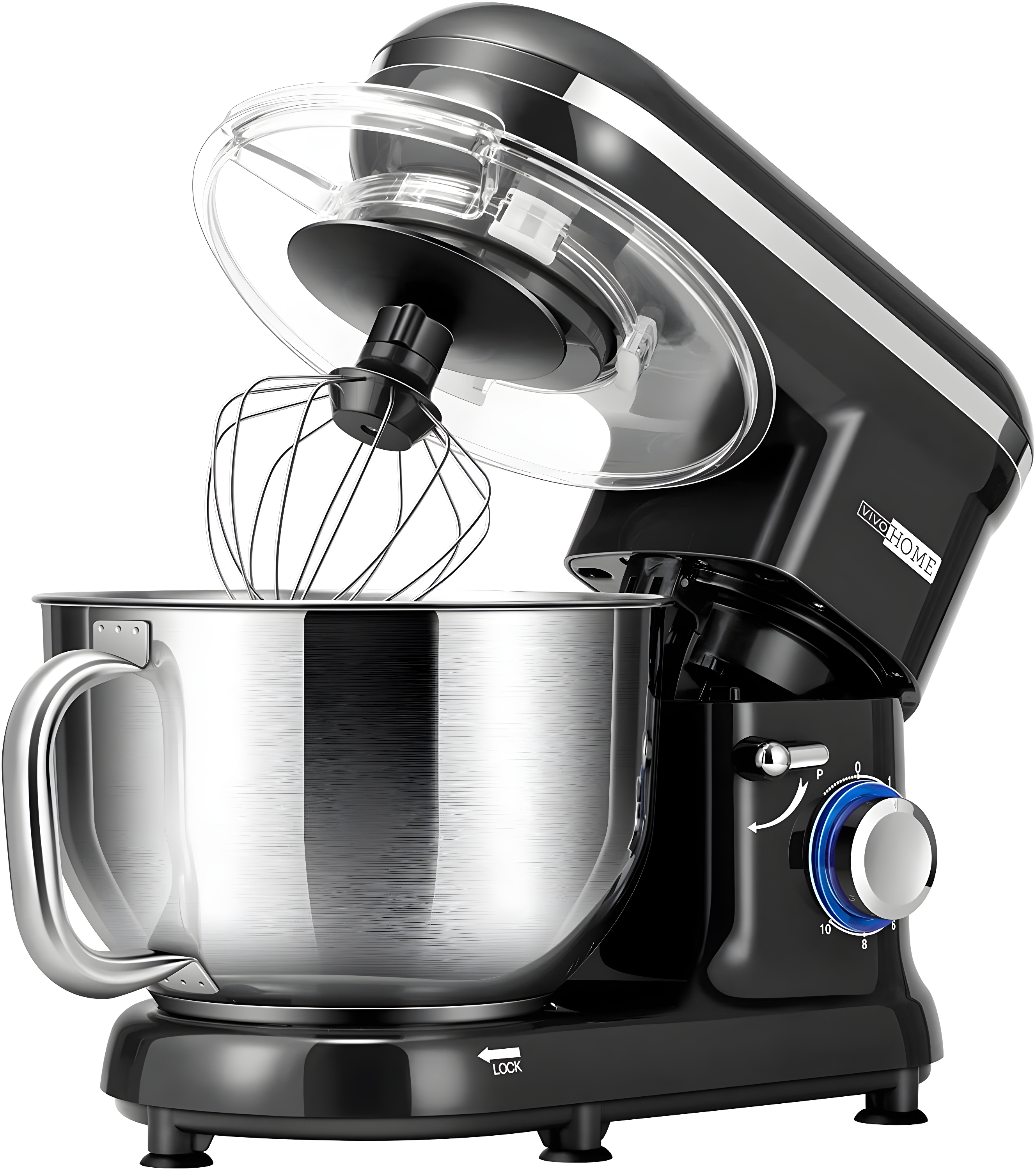 VIVOHOME X002DW09A5 660W 10 Speed 6 Quart Tilt-Head Stand Mixer