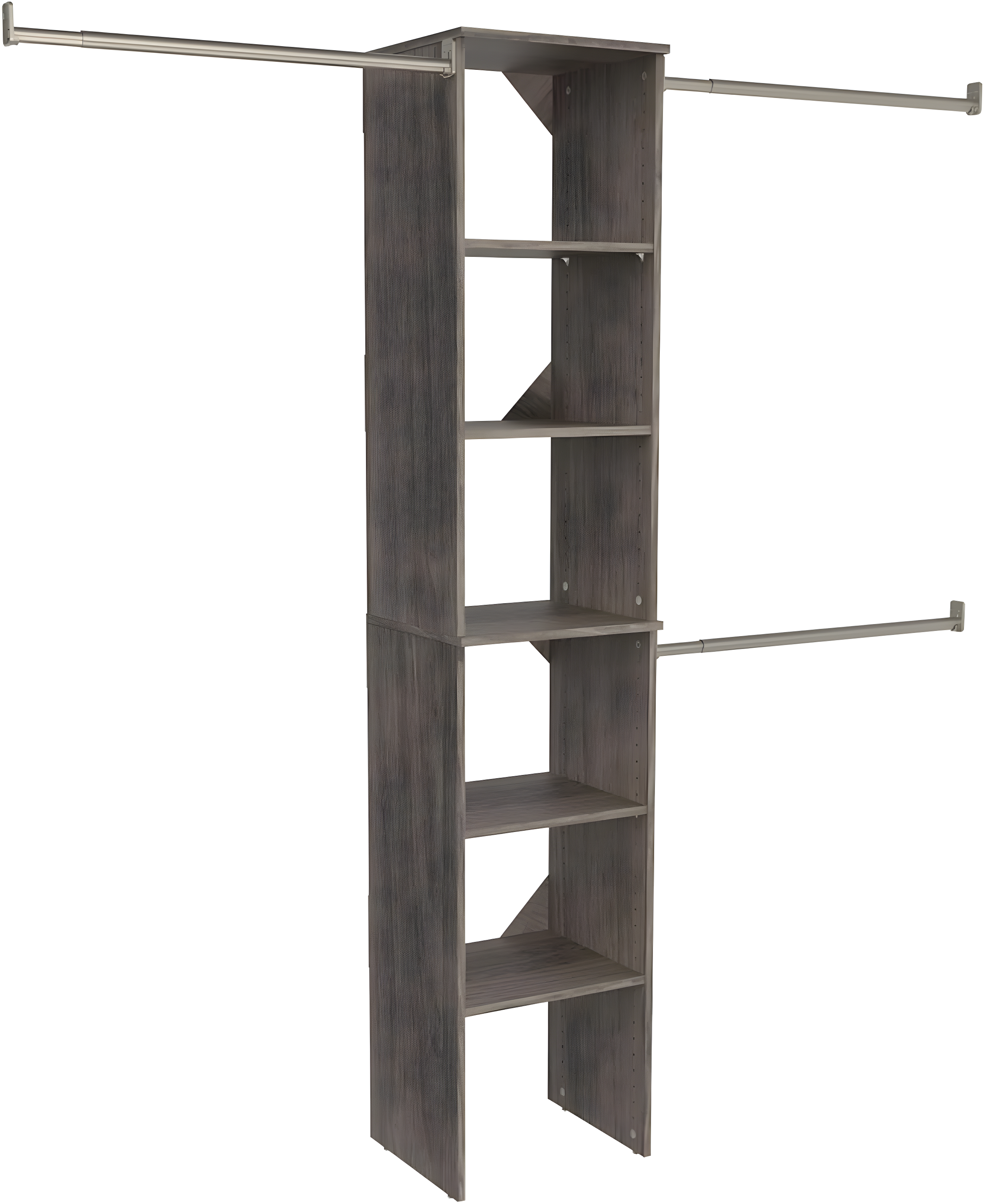 SuiteSymphony 77" to 113" Closet System Starter Kit