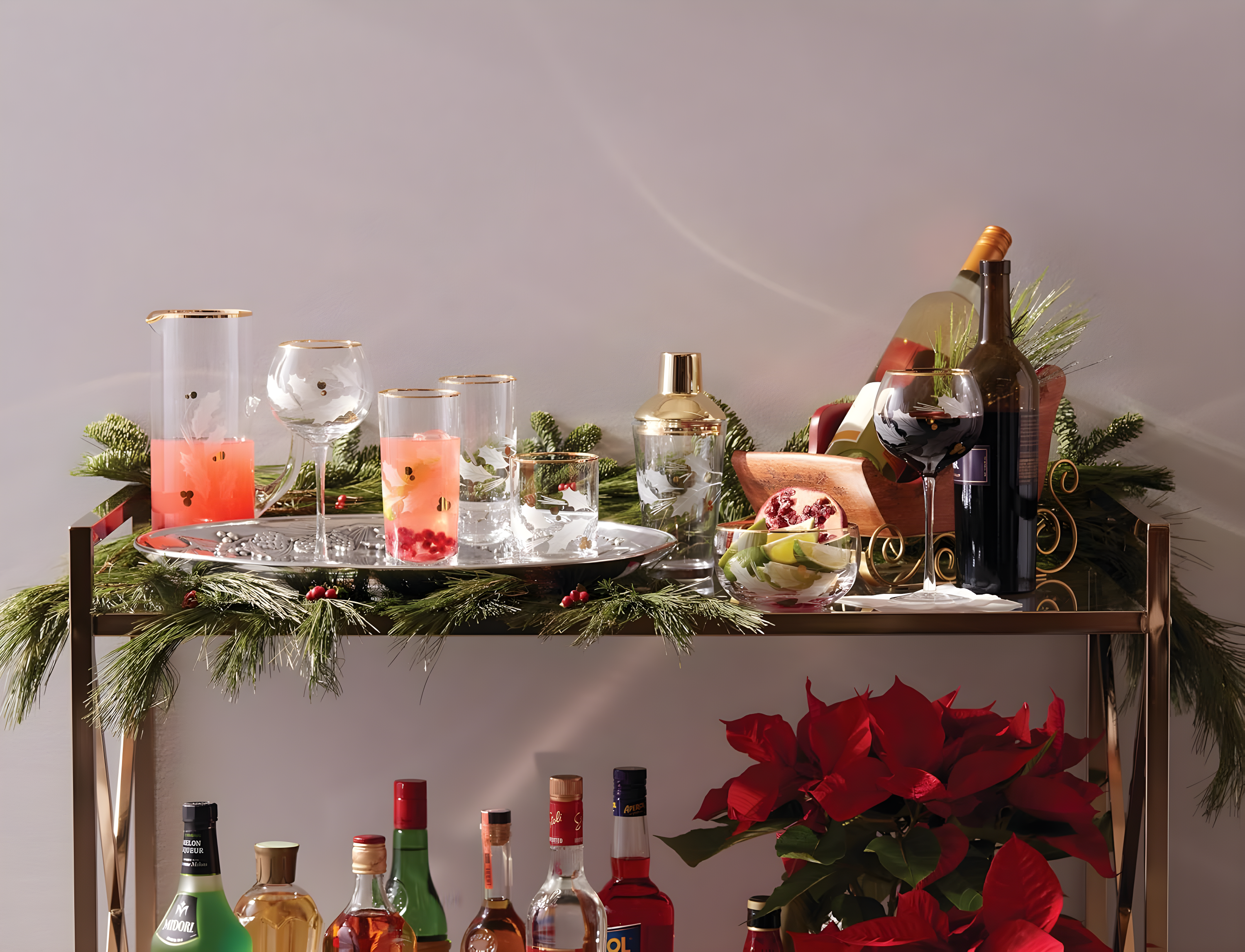 Lenox Holiday Gold 4-Piece Glassware Set