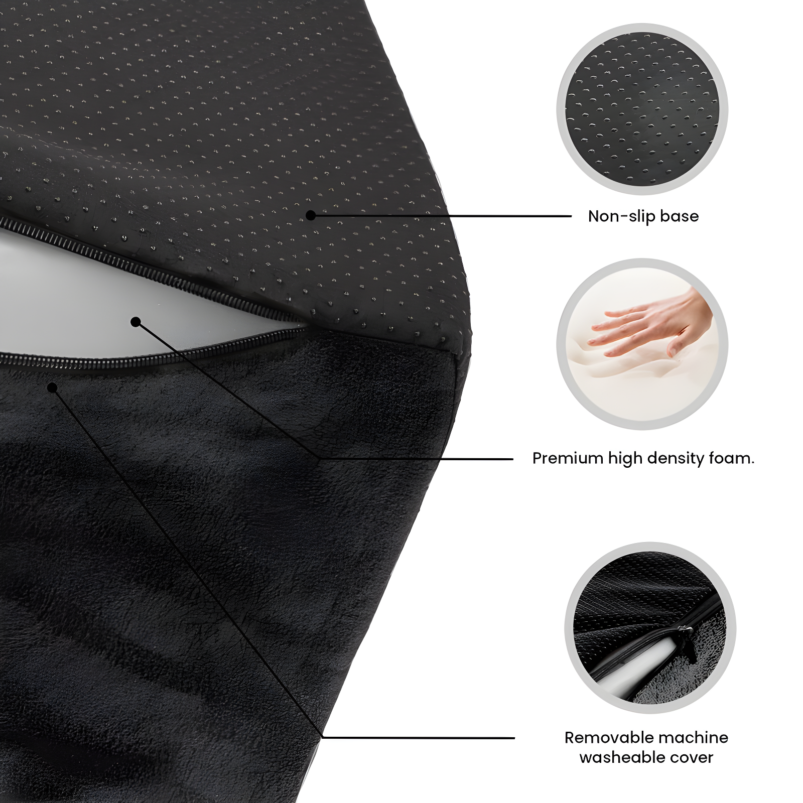 High Density Plaid Foam 4 Steps Pet Dog Stairs