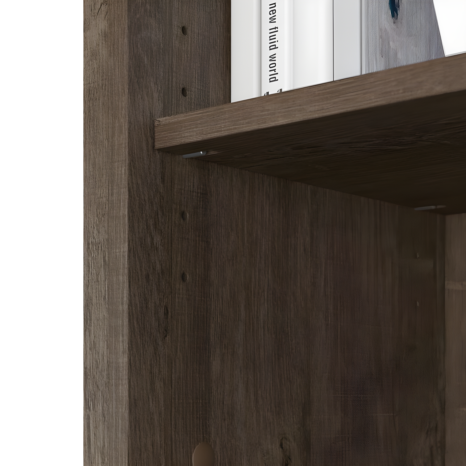Khadesha 5 Shelf 63" Standard Bookcase