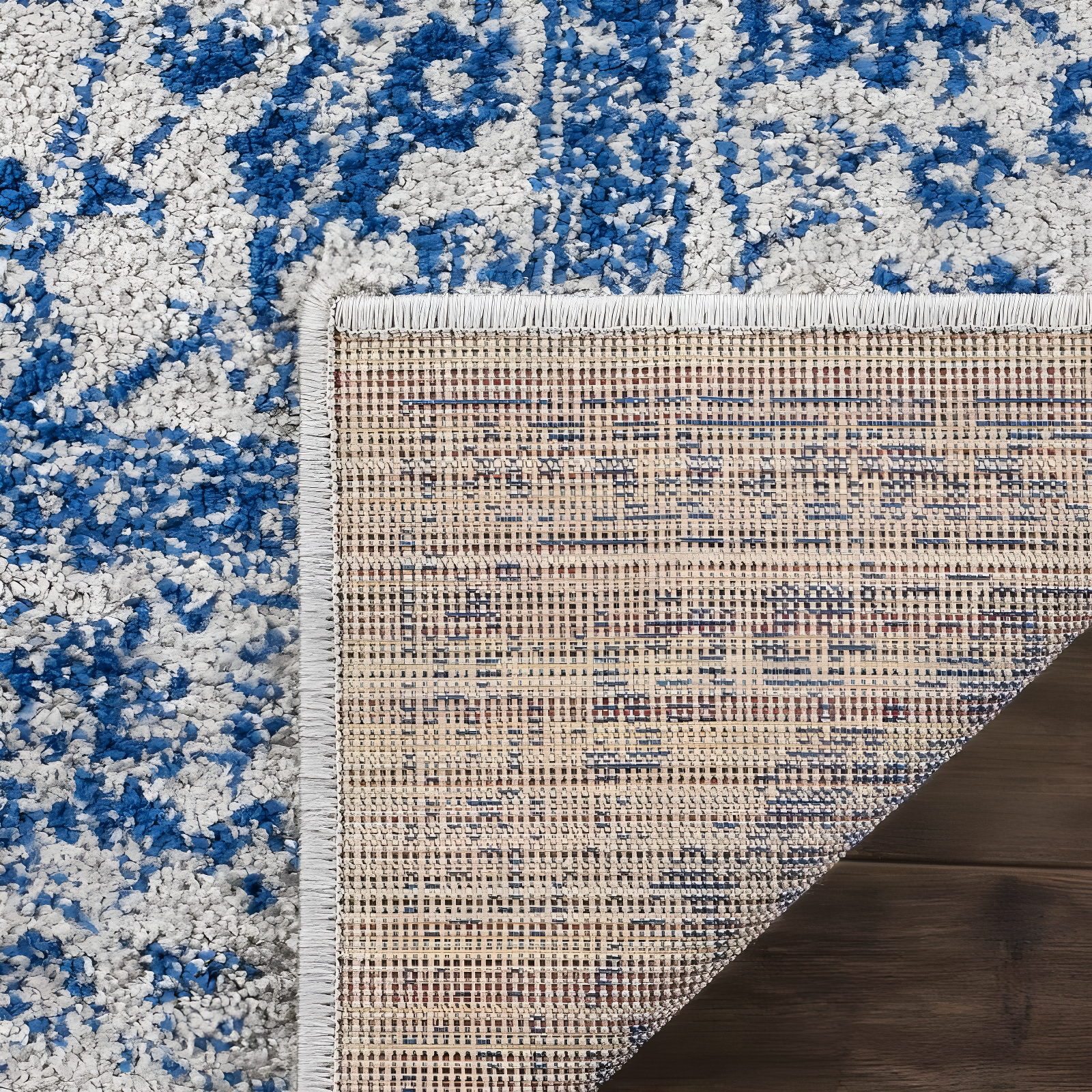 Adirondack ADR109 Machine Made Indoor Area Rug - Grey/Blue - 6'x9' - Safavieh