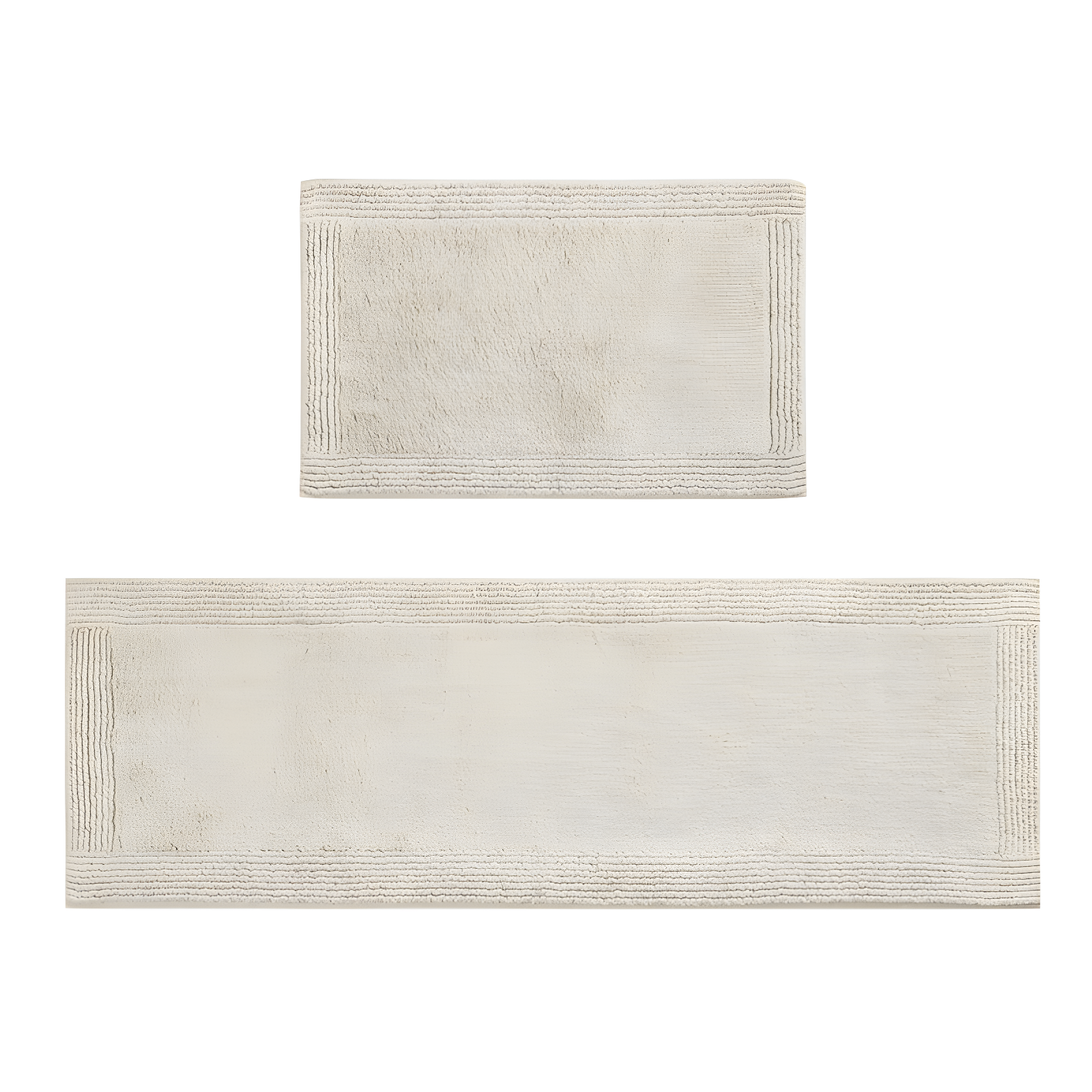 Splendor 100% Cotton Tufted 3000 GSM Reversible Bath Rug