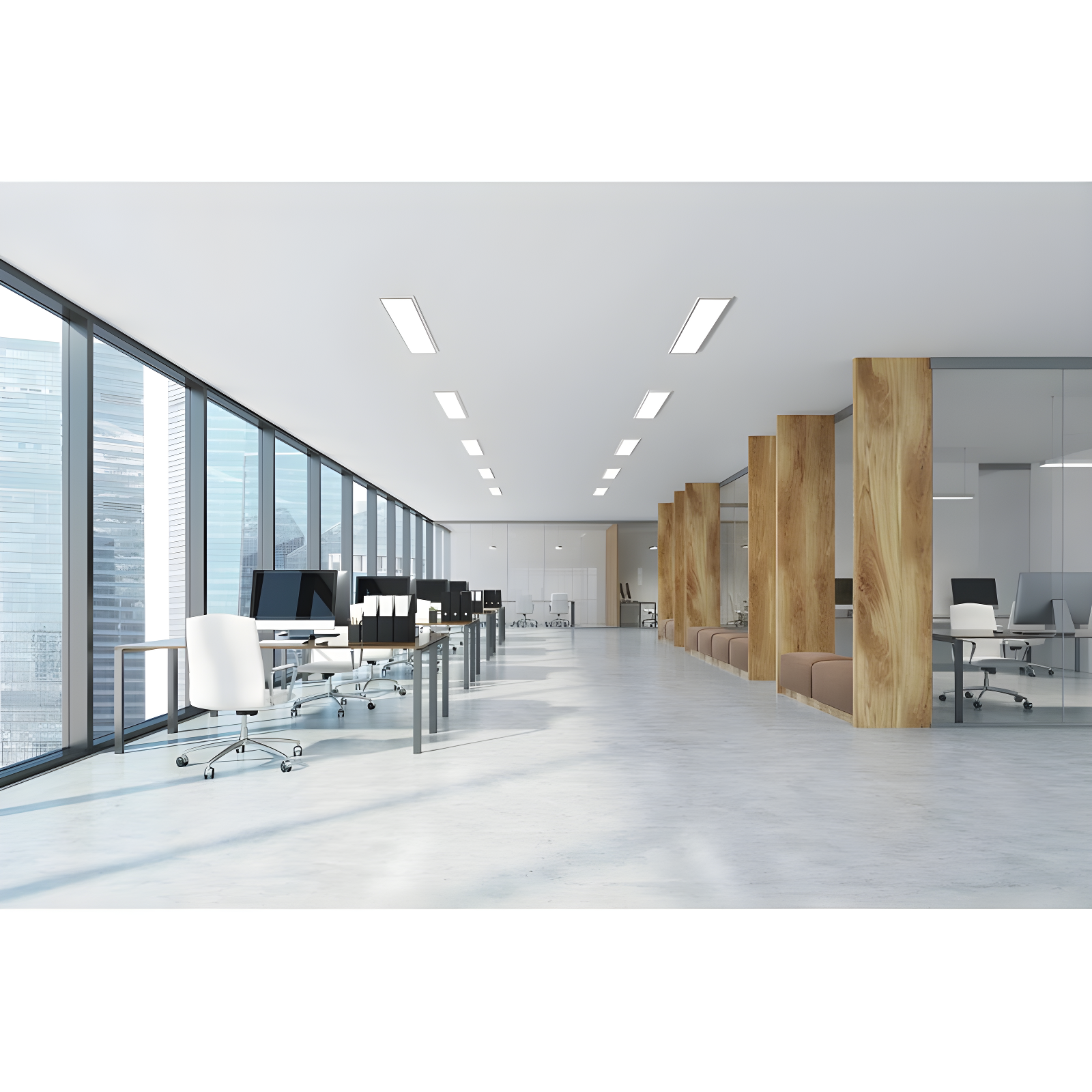 Dimmable Square Flat Panel Ceiling Light