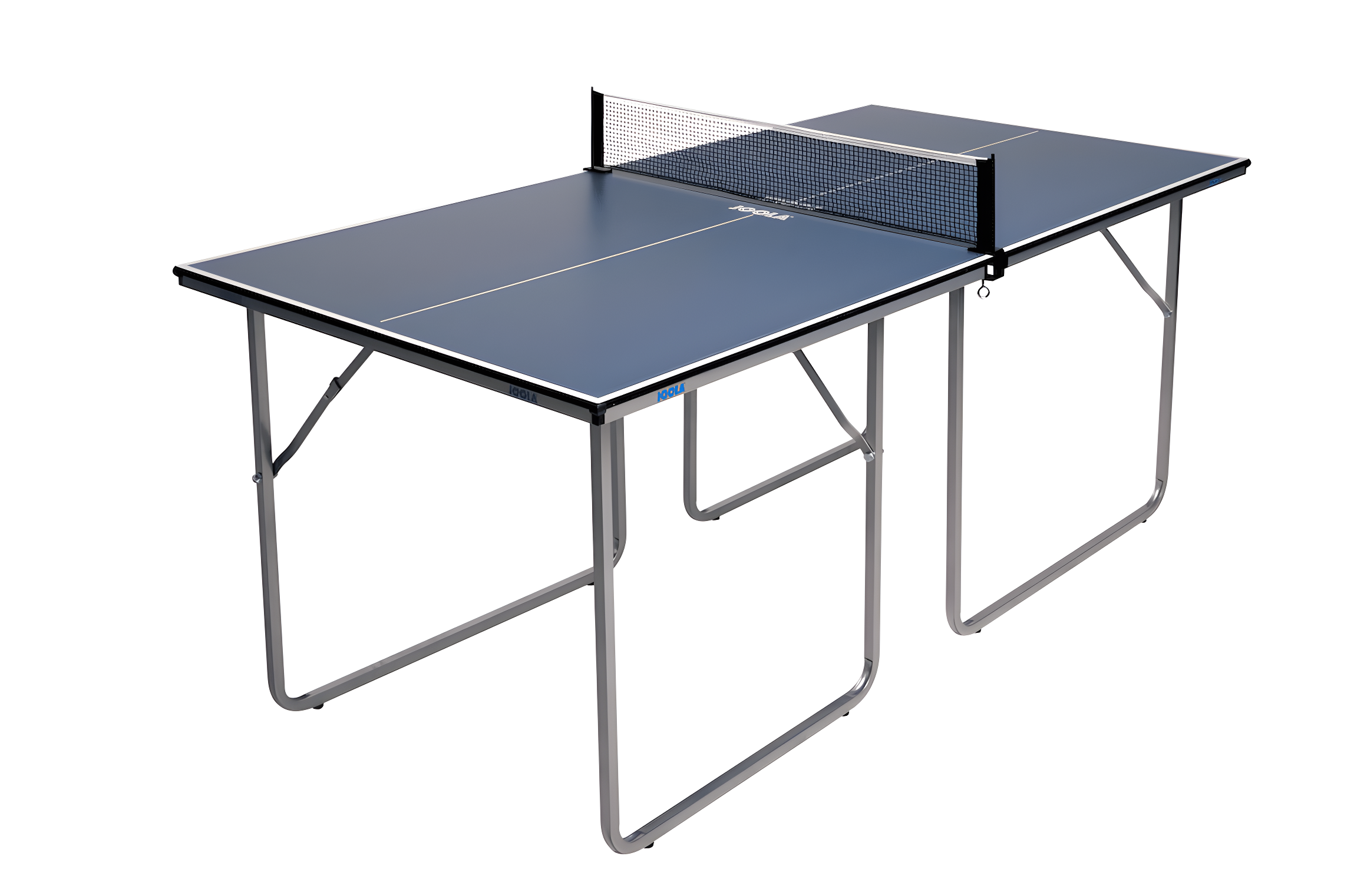 JOOLA Midsize Table Tennis Table - Mini Ping Pong Table and Foldable Game Table for Board Games, Puzzles - Card Table for Kids Playroom and Teens
