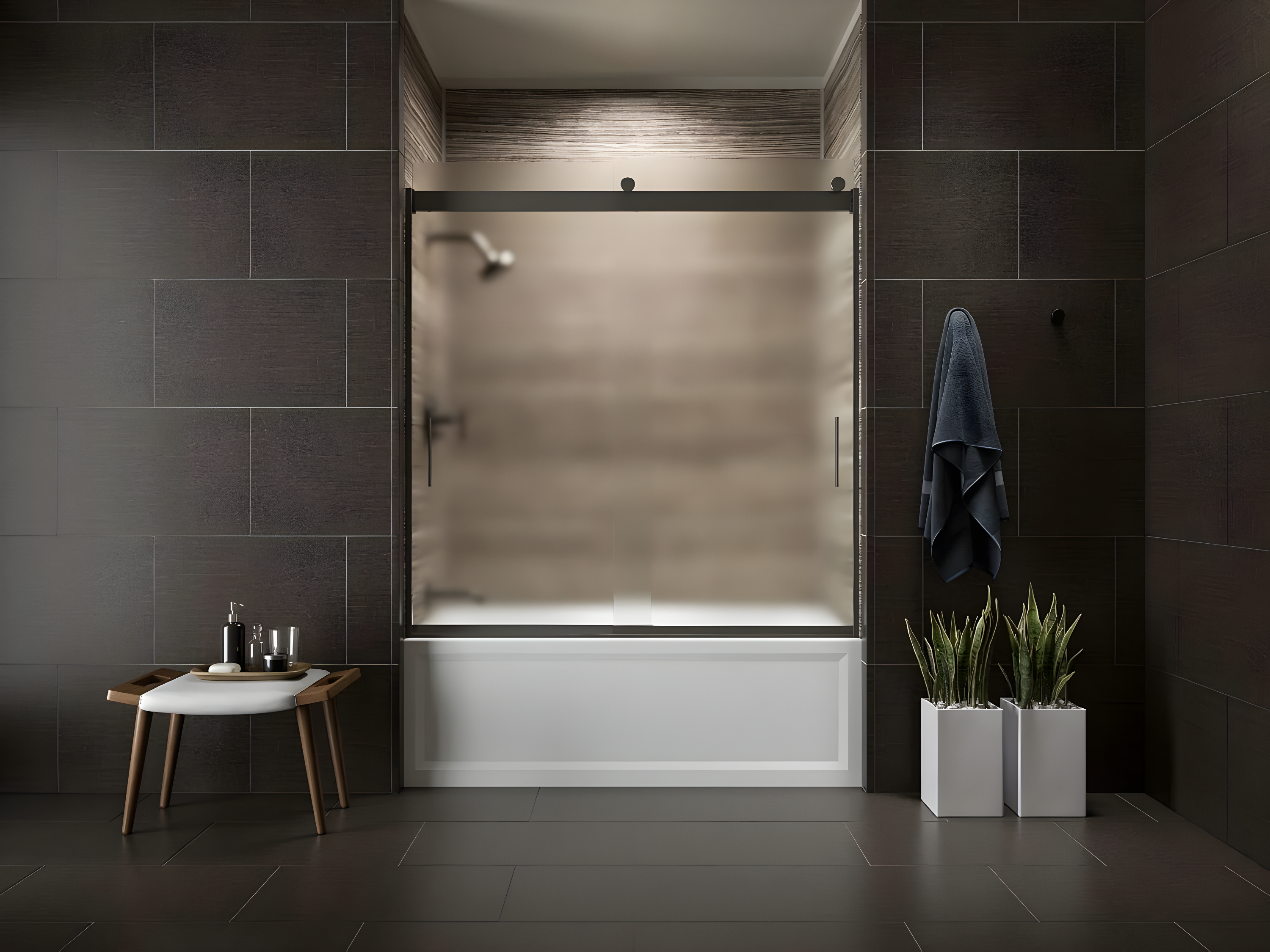 Archer® 60" x 32" Acrylic Alcove Soaking Bathtub with Comfort Depth