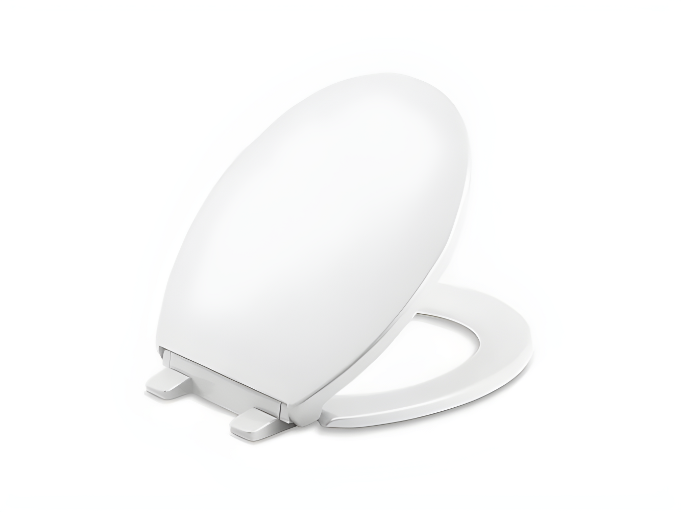 Kohler Brevia Quiet-Close Toilet Seat with Grip-Tight Bumpers and Quick-Attach Hardware