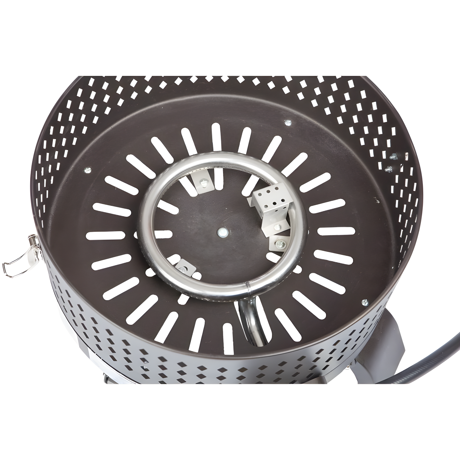 Fire Sense 62133 Sporty Campfire Portable Fire Pit LPG Gas 60,000 BTU Outdoor Firepit Includes Propane Stand Included - Dark Bronze - Round - 15"