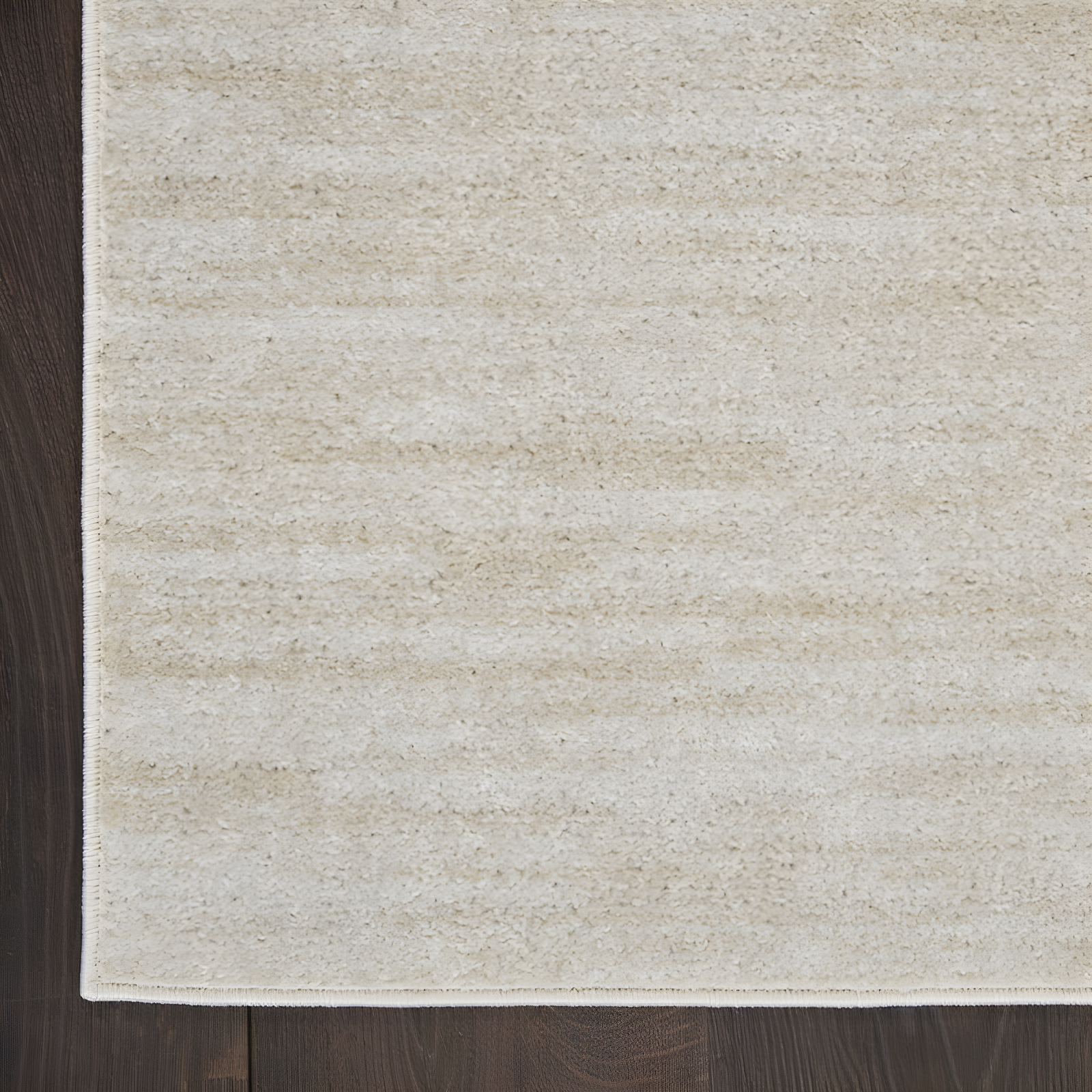 Nourison Essentials Easy Care Indoor Outdoor Area Rug - Ivory Beige 5' x 7'