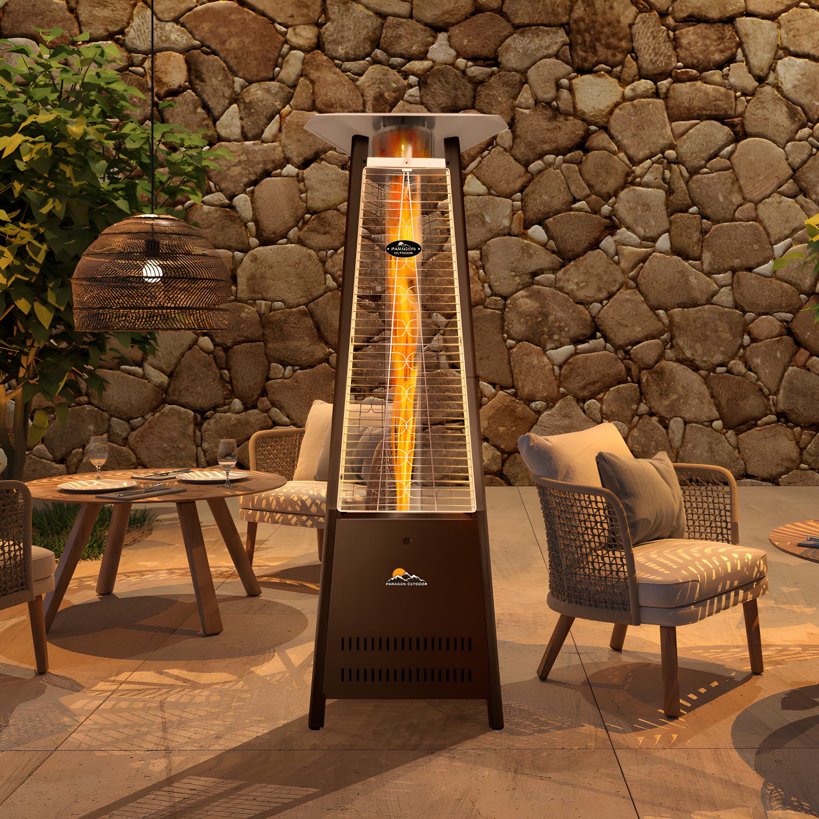 Paragon-Outdoor Inferno 42,000 BTU Propane Standing Patio Heater