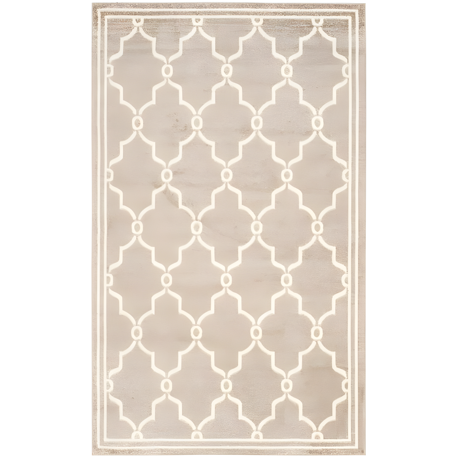 Amherst AMT414 Power Loomed Indoor Area Rug - Wheat/Beige - 8'x10' - Safavieh