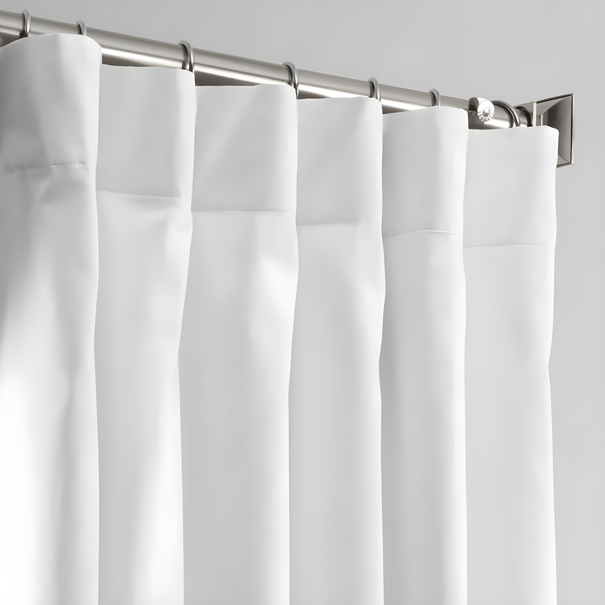 Fresh Popcorn Solid Cotton Blackout Curtain (1 Panel), Fresh Popcorn, 50W X 96L