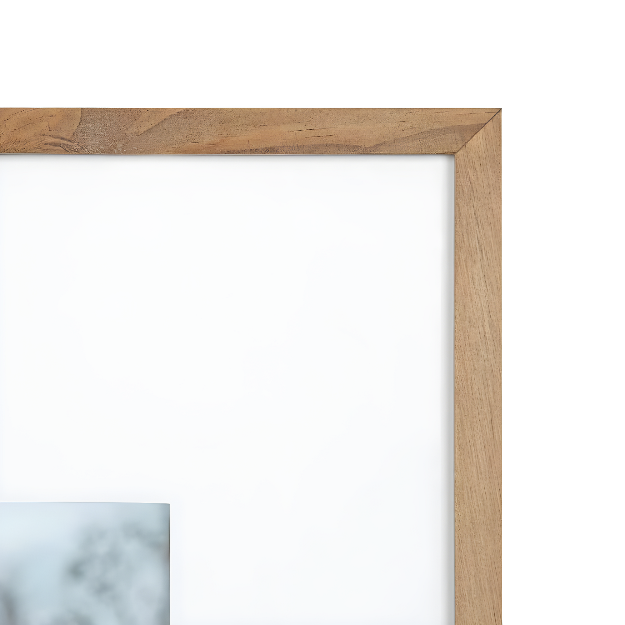 Kate and Laurel Gallery Transitional Frame Set, Set of 5, Rustic Brown, Sophisticated Picture Frame Collage With Multiple Sizes Included