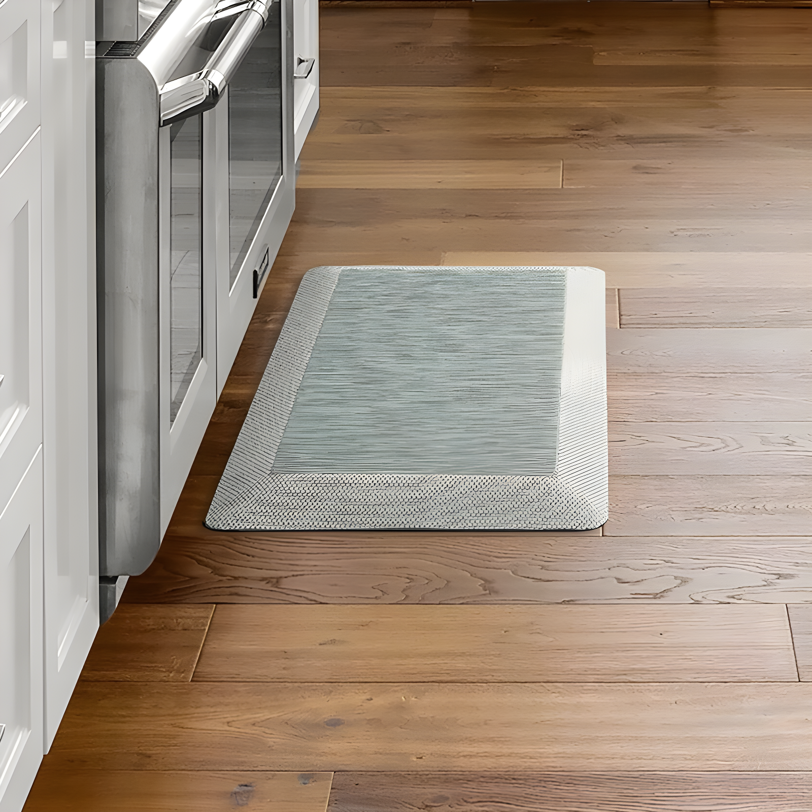 Martha Stewart Mira Modern Heathered Anti-Fatigue Air-Infused Kitchen Mat & Reviews | Wayfair