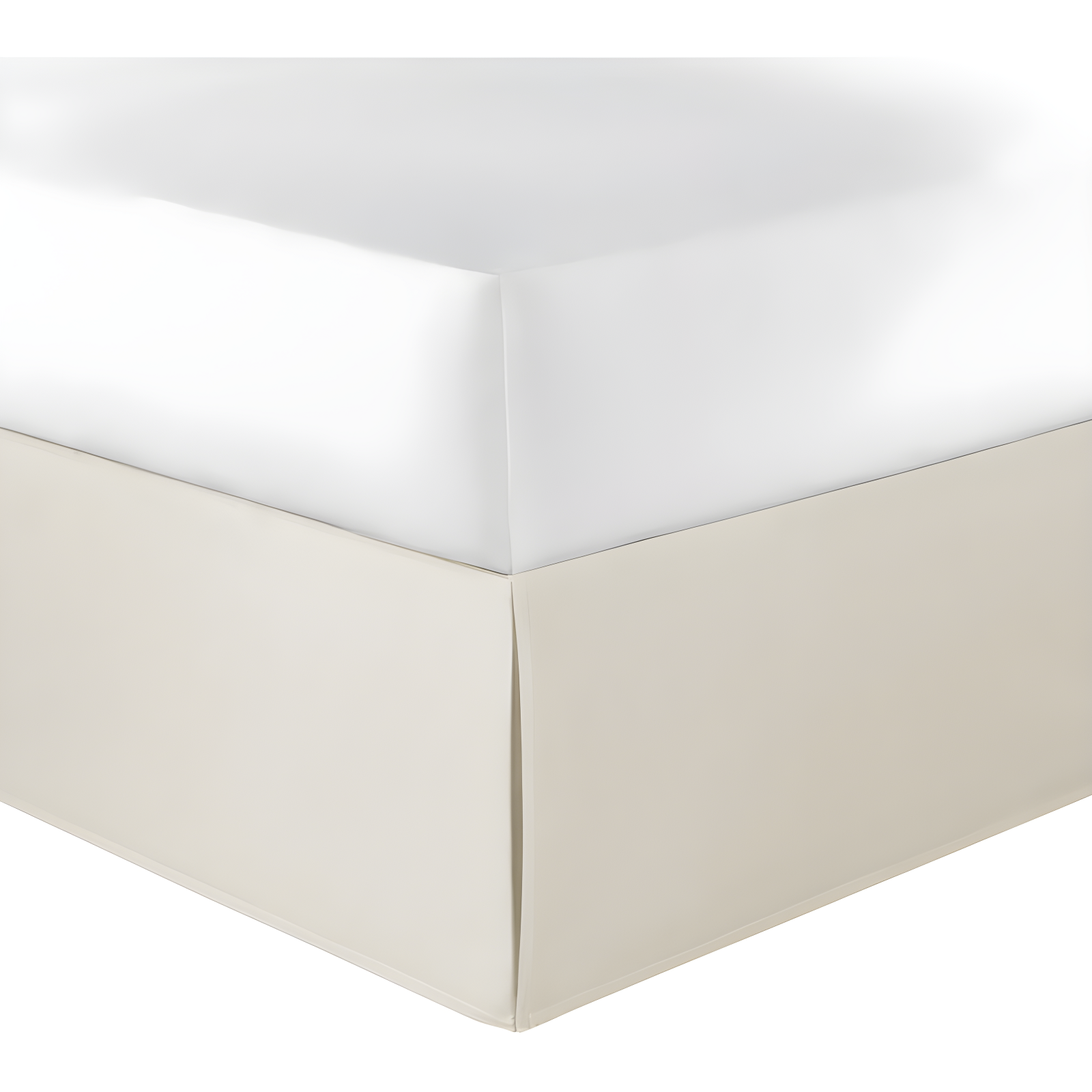 Nautica Solid Bedskirt 100% Cotton Fitted 15" Bed Skirt