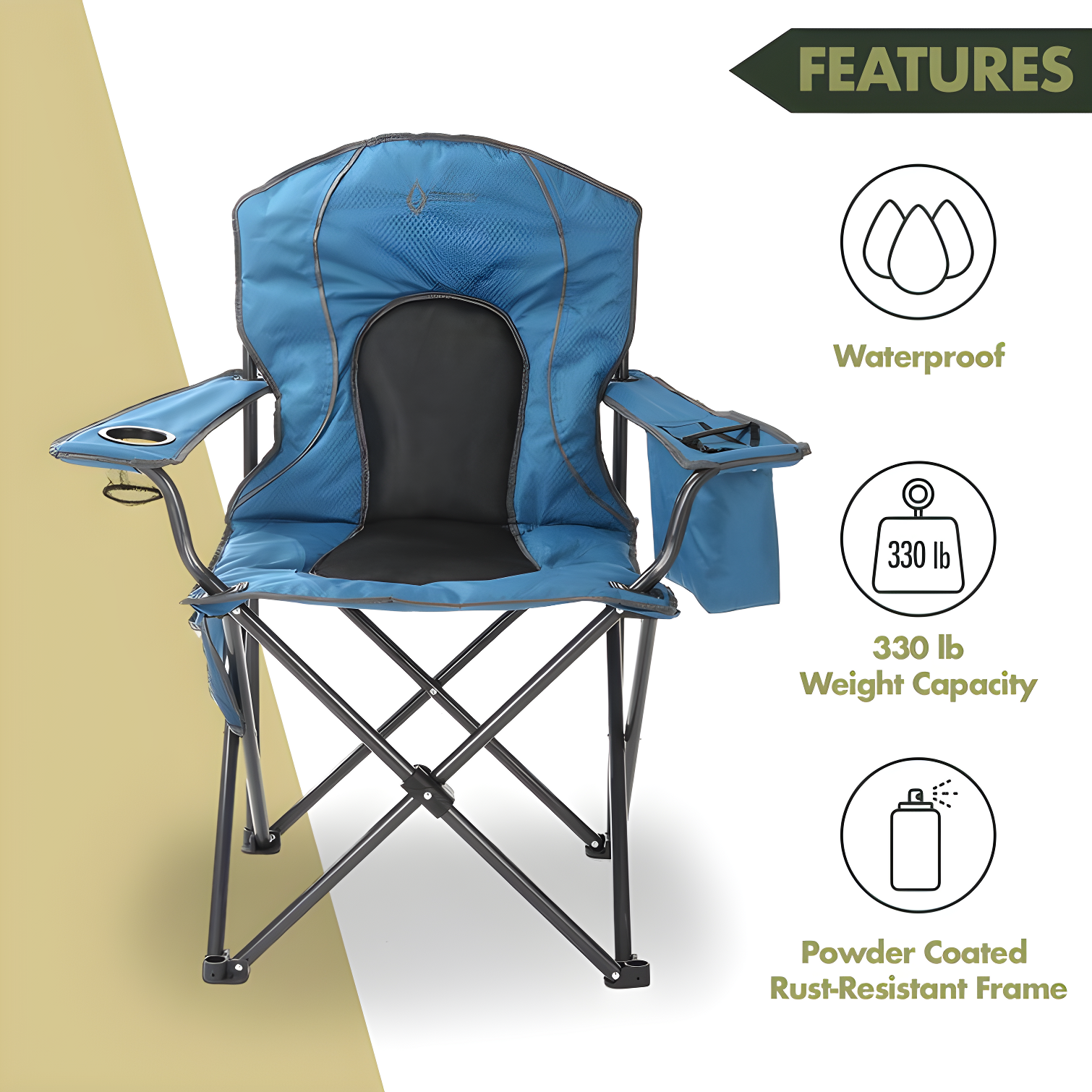 ARROWHEAD Outdoor Folding Camping Chair