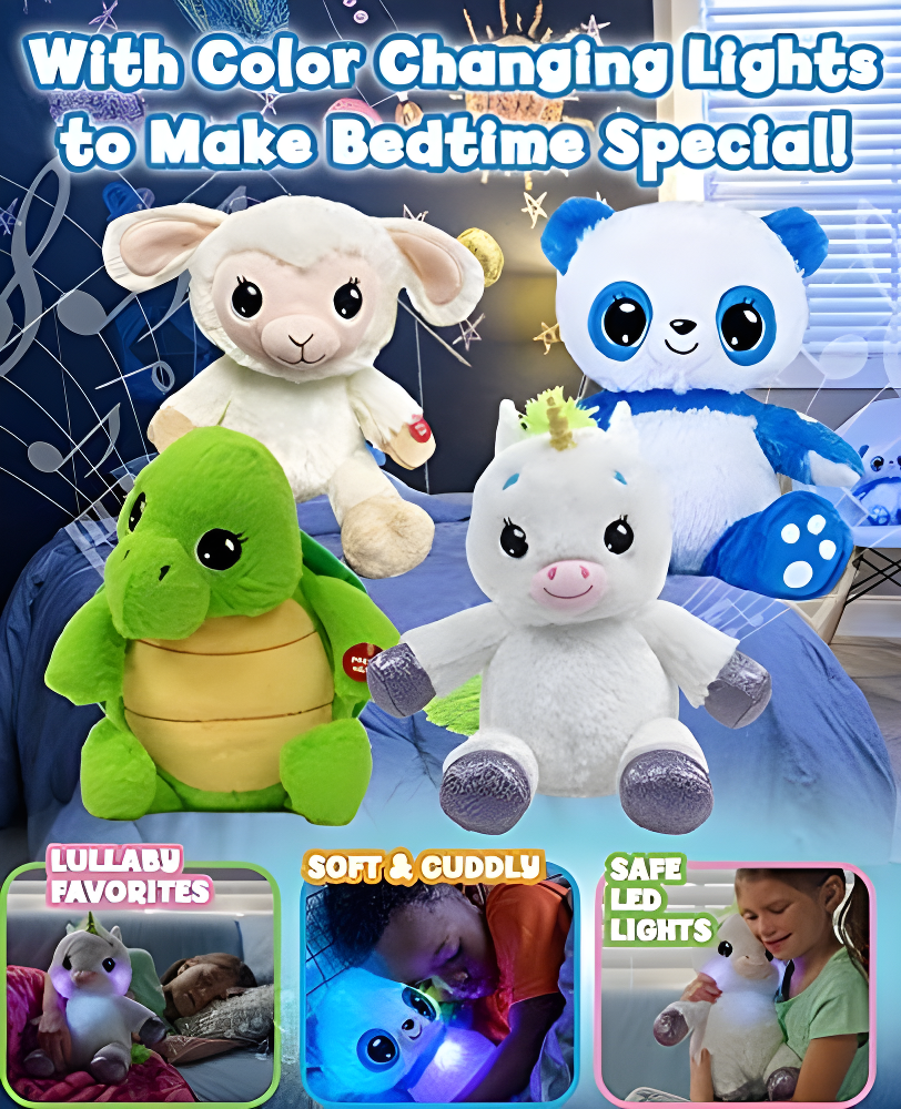 Happy Nappers: Lullabrites Unicorn - Musical Light Up Bedtime Plush