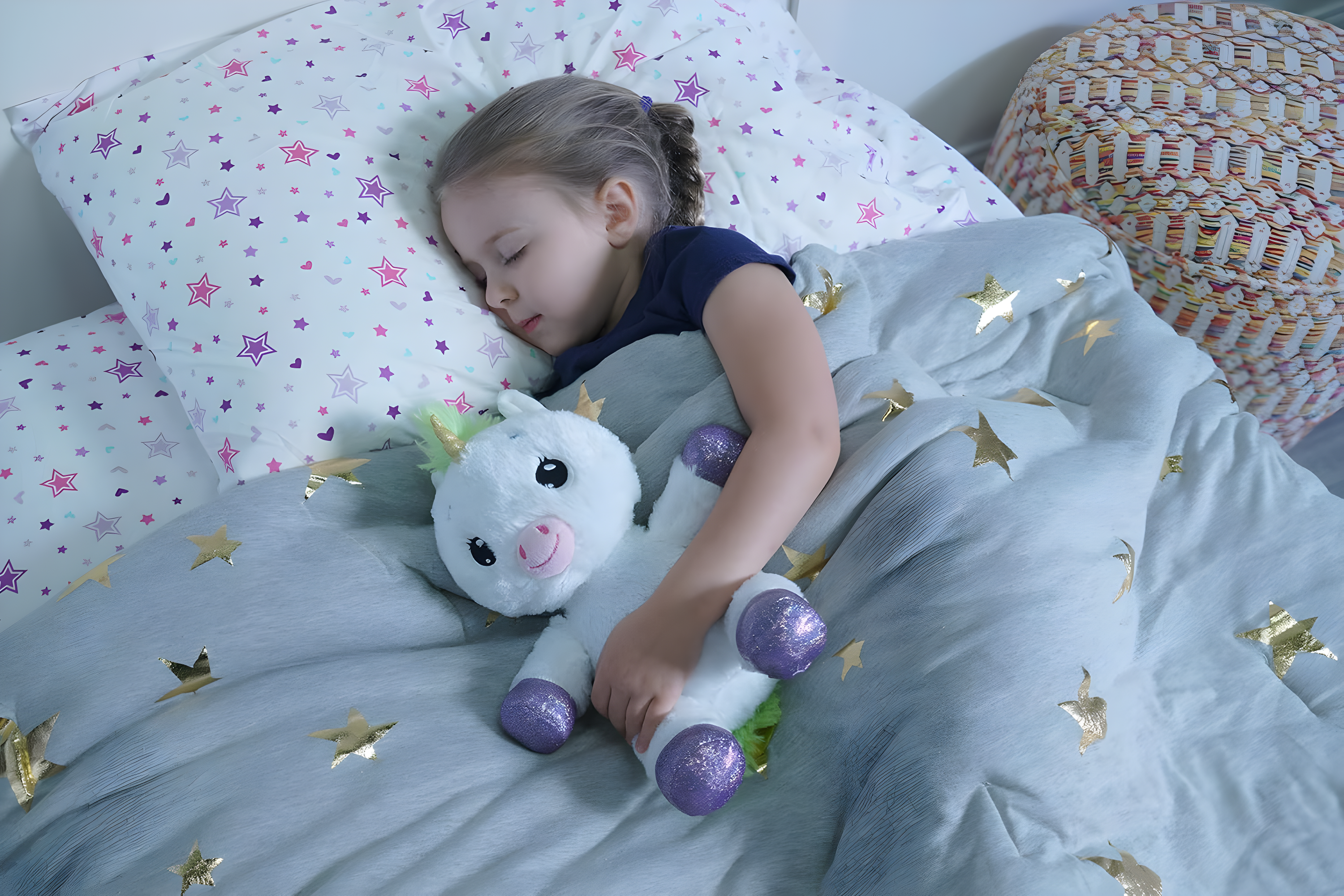 Happy Nappers: Lullabrites Unicorn - Musical Light Up Bedtime Plush