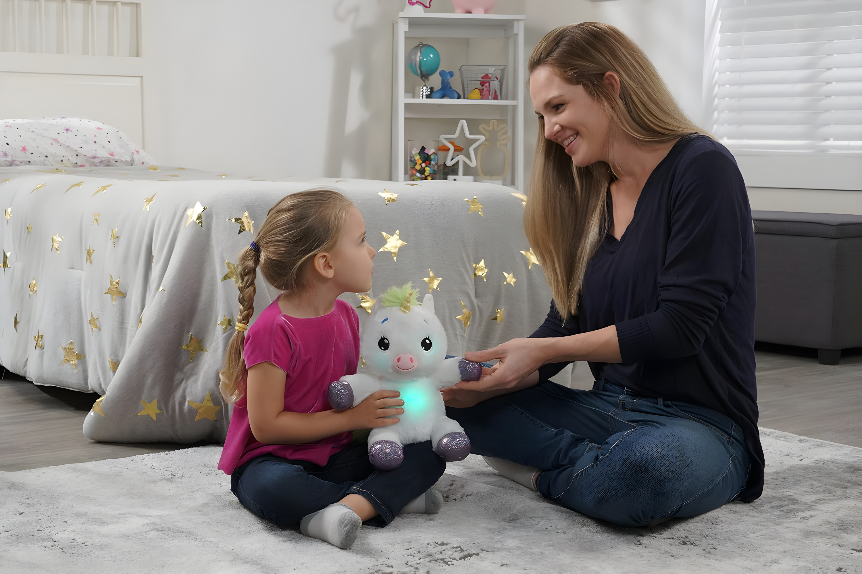 Happy Nappers: Lullabrites Unicorn - Musical Light Up Bedtime Plush