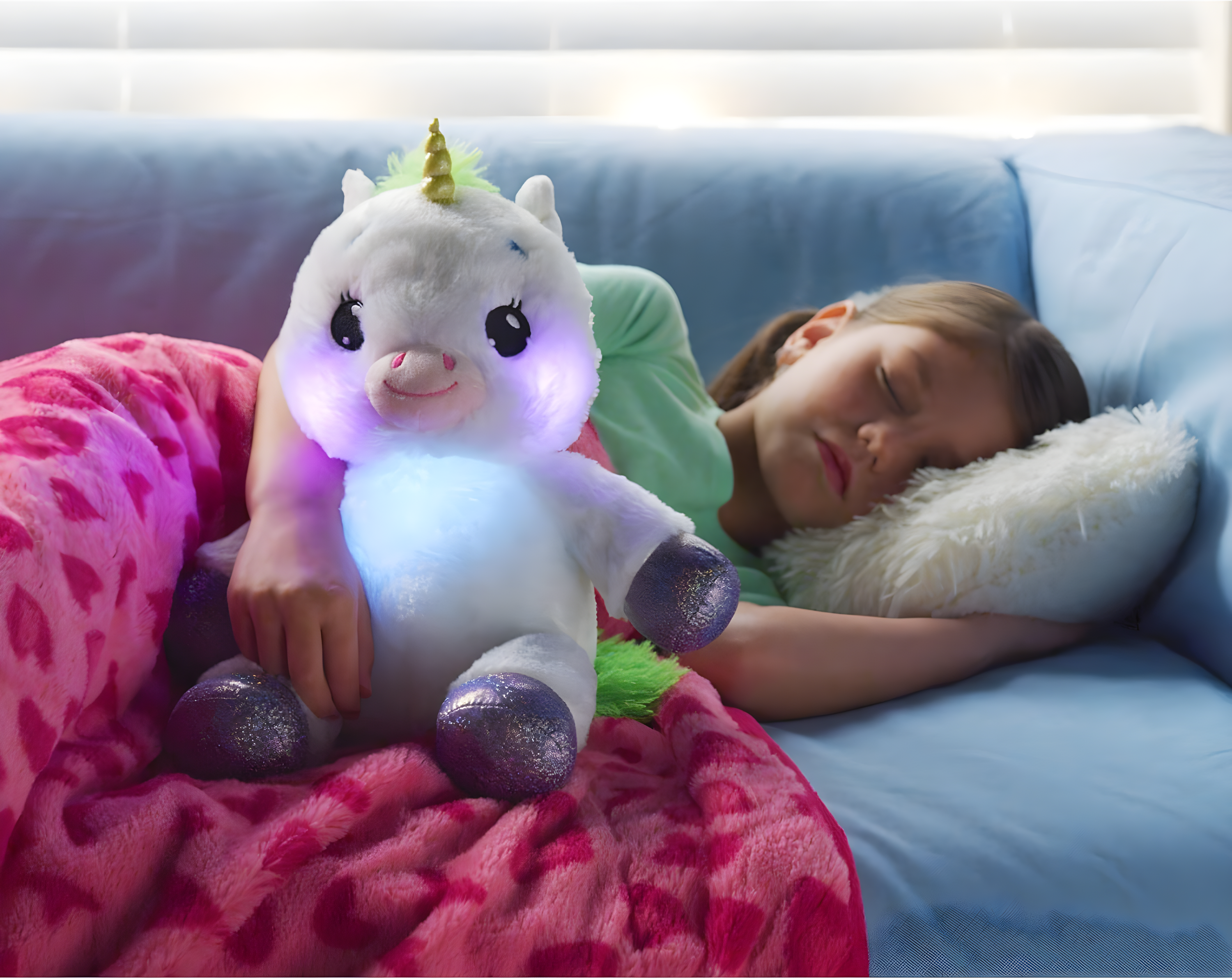 Happy Nappers: Lullabrites Unicorn - Musical Light Up Bedtime Plush