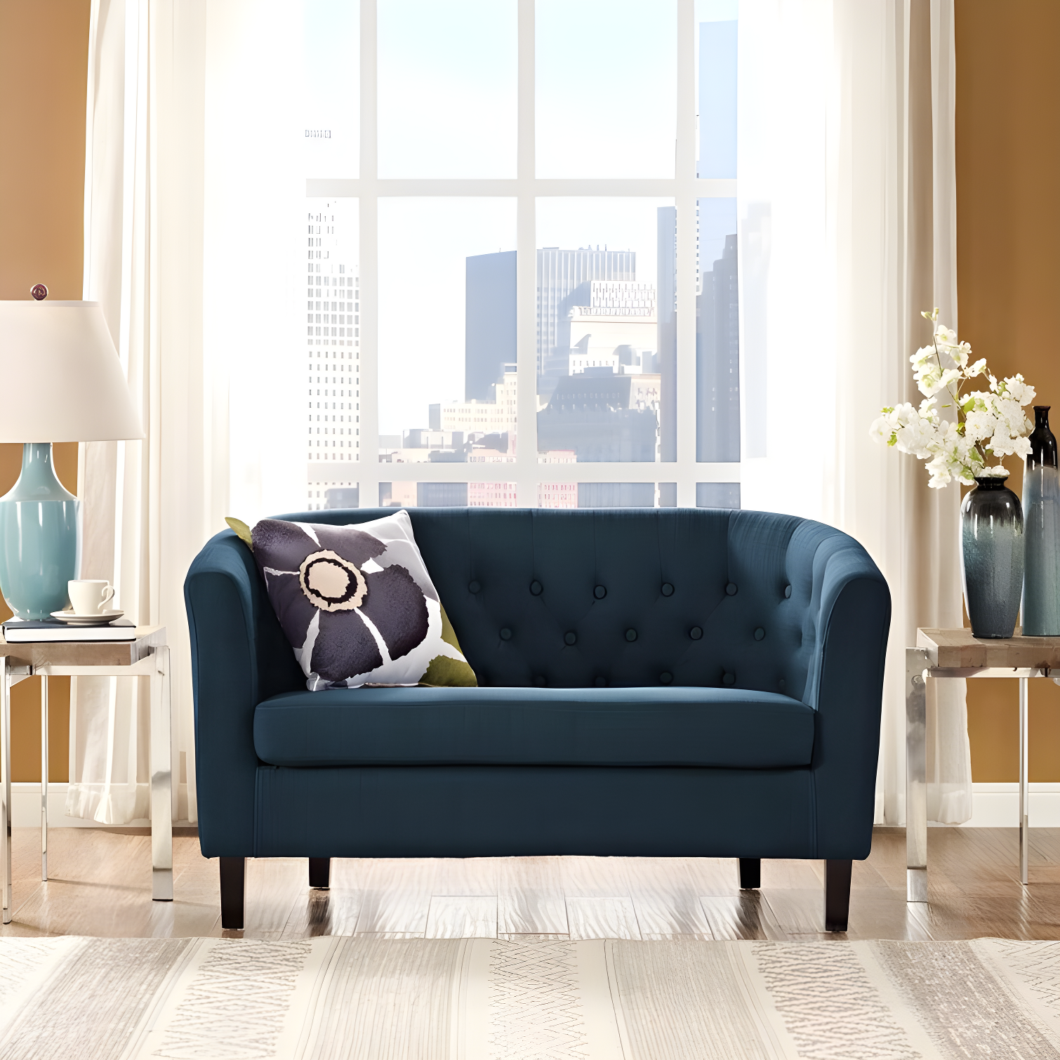 Modway Prospect Upholstered Fabric Loveseat