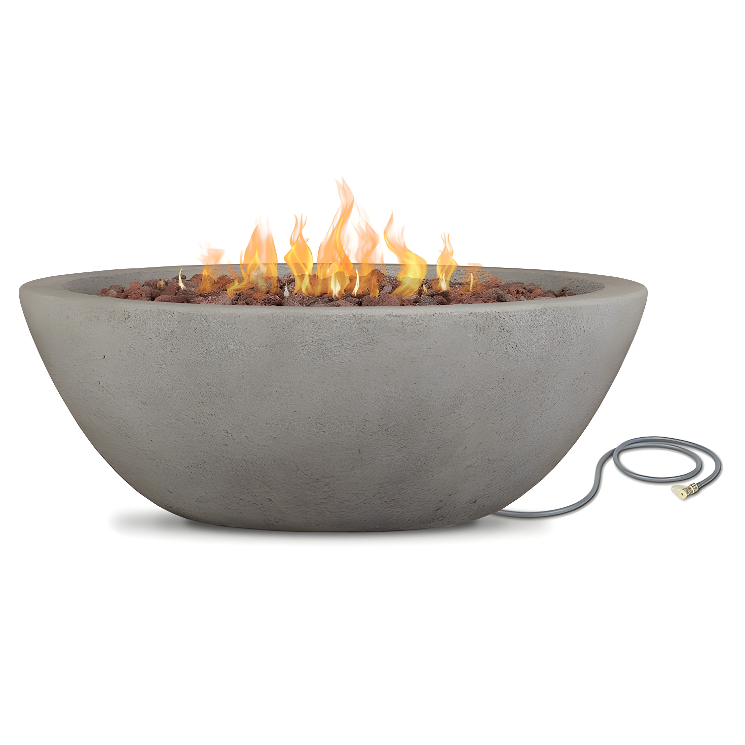 Fernanda Fire Bowl - Gray / Round