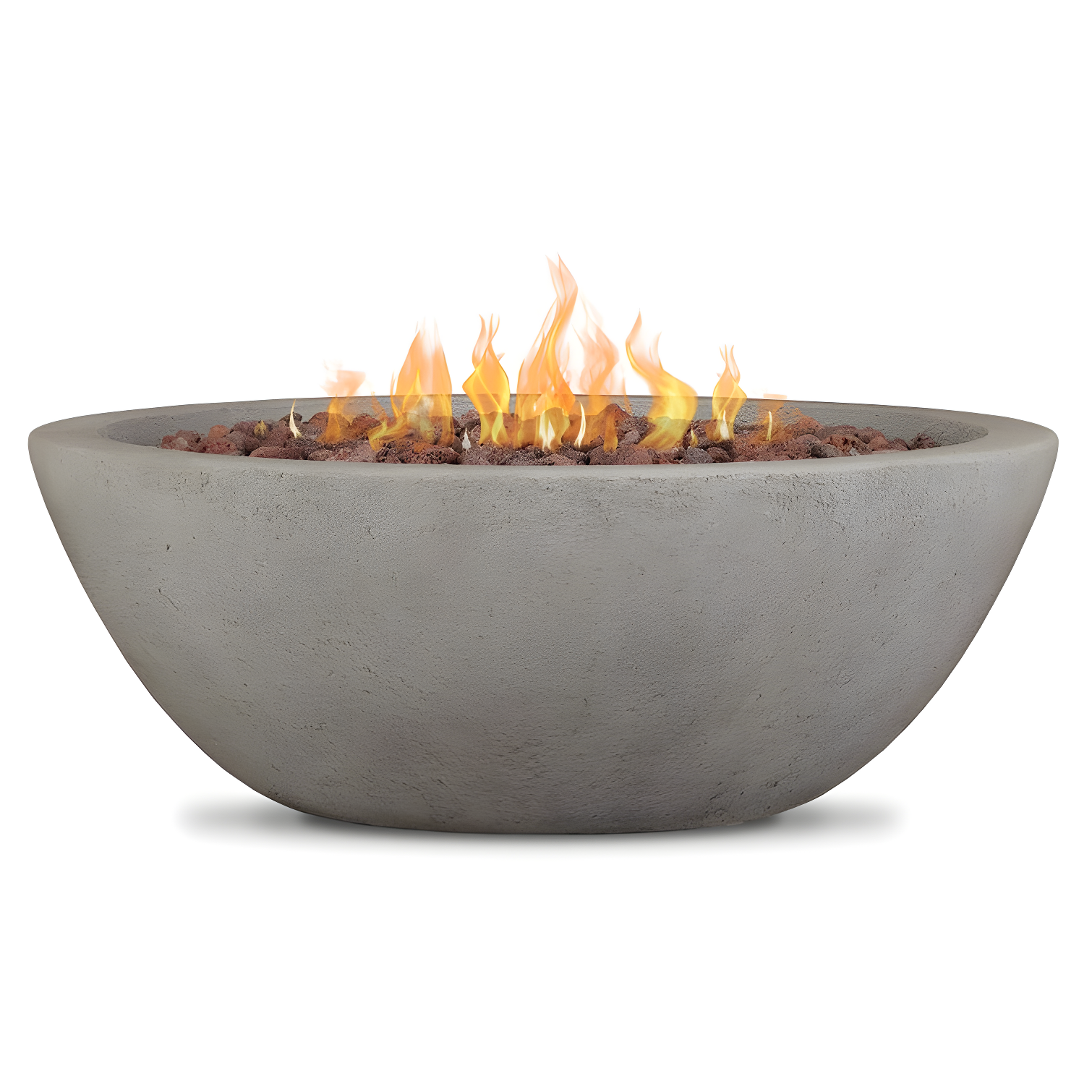 Fernanda Fire Bowl - Gray / Round