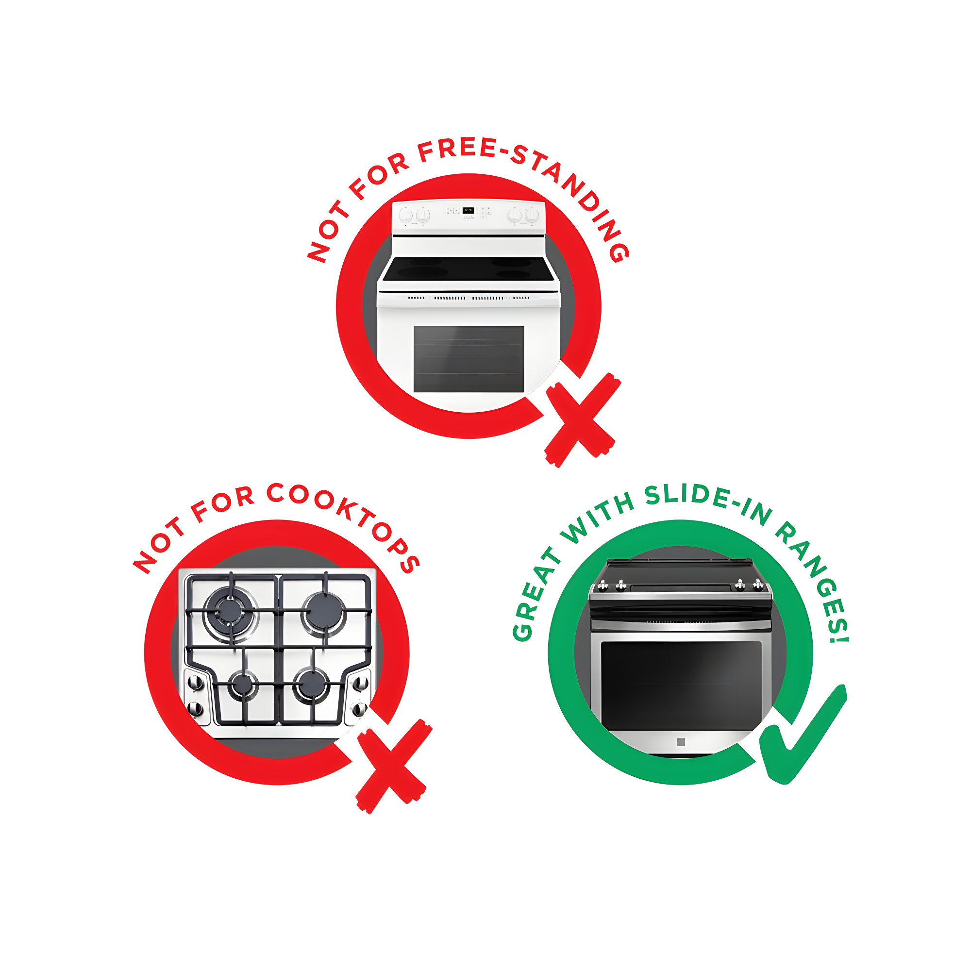 Inoxia Universal Range Backsplash