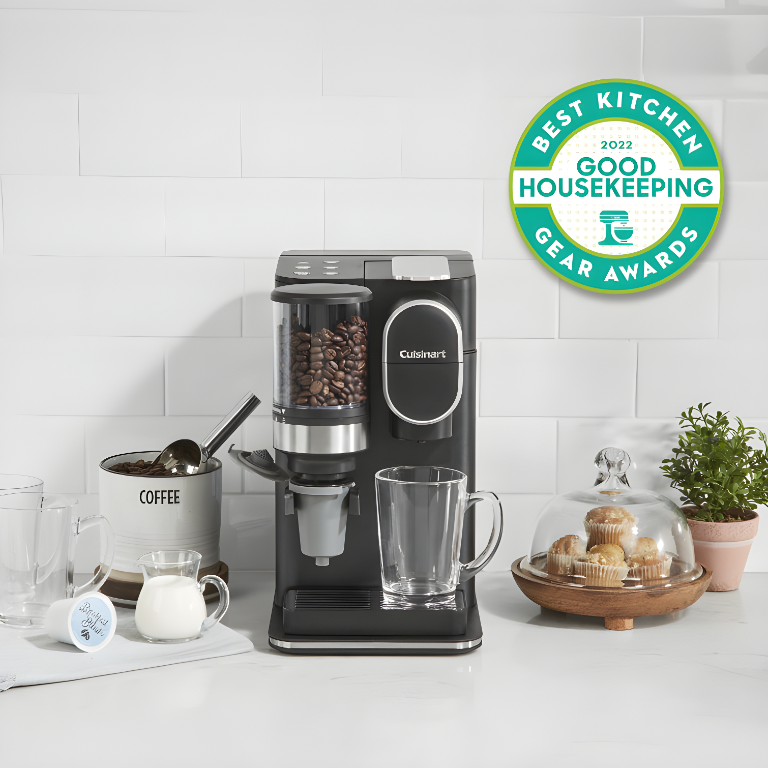 Cuisinart ® Grind & Brew ™ Single-Serve Coffee Maker