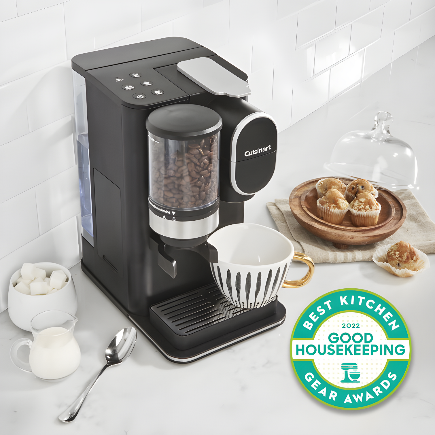 Cuisinart ® Grind & Brew ™ Single-Serve Coffee Maker