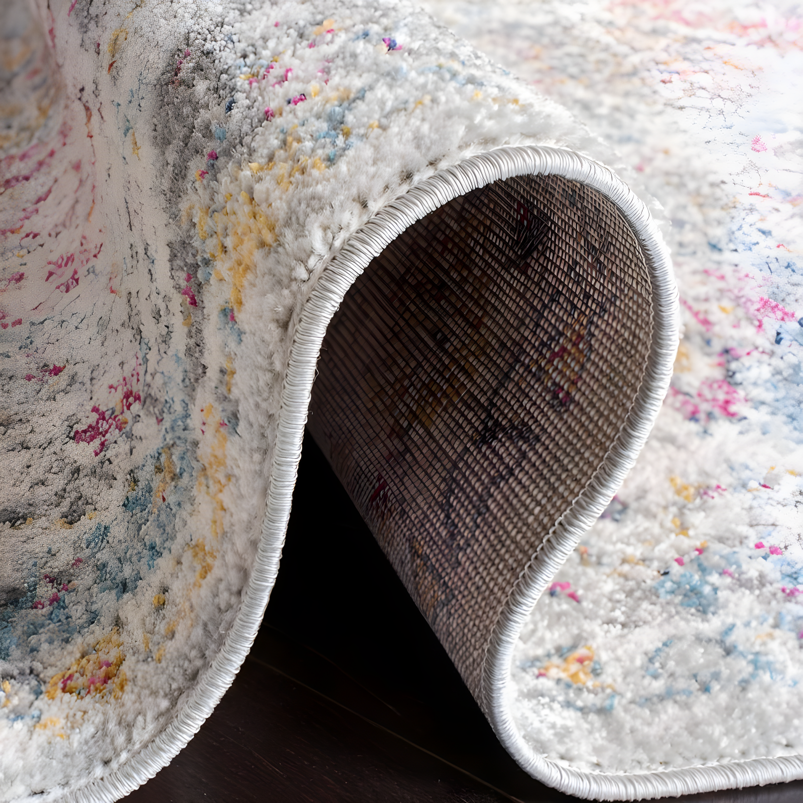 Madison MAD611 Power Loomed Indoor Accent Rug - Grey/Gold - 3'x5' - Safavieh