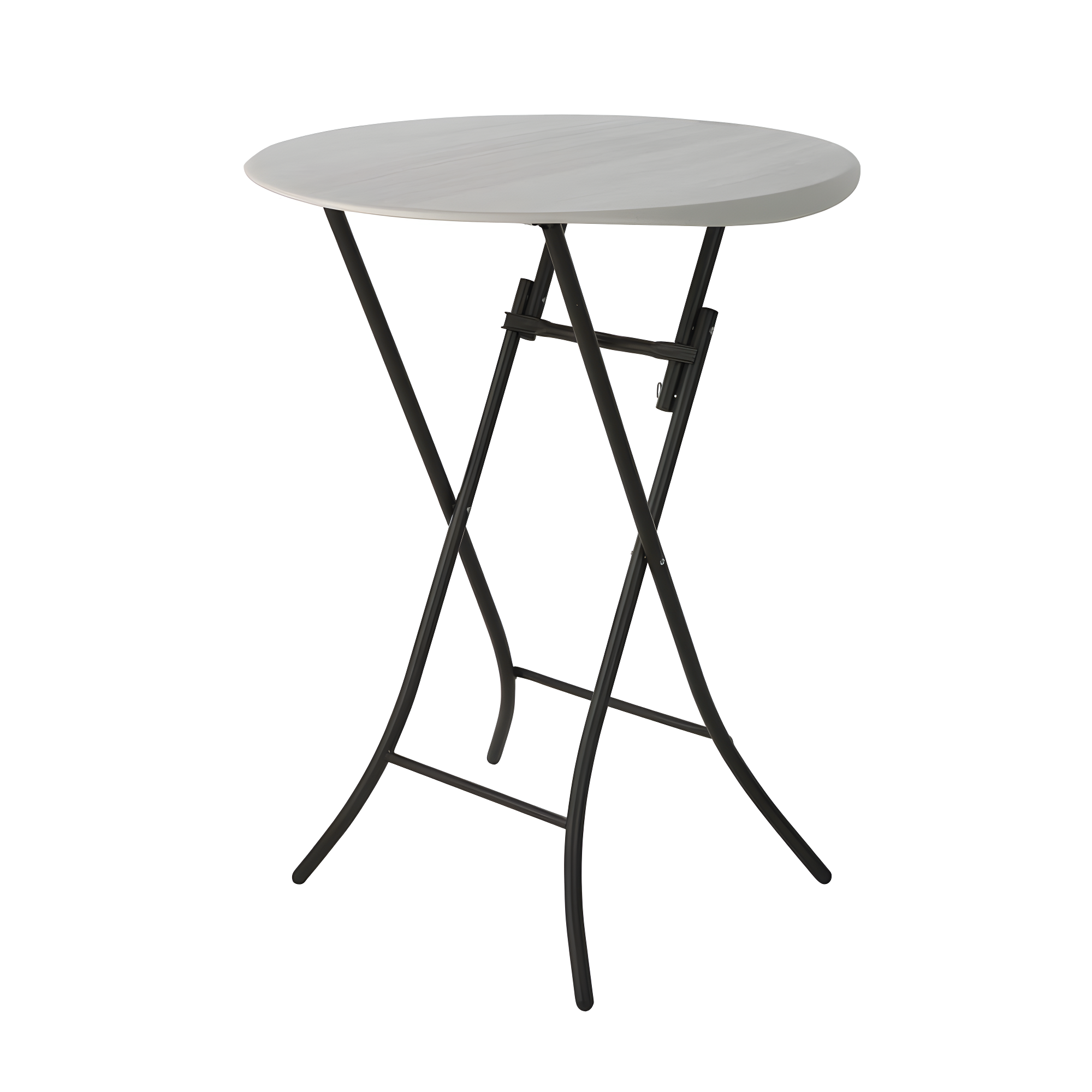 Lifetime 33 inch Round Bistro Table, Indoor/Outdoor Light Commercial, Almond (80362)