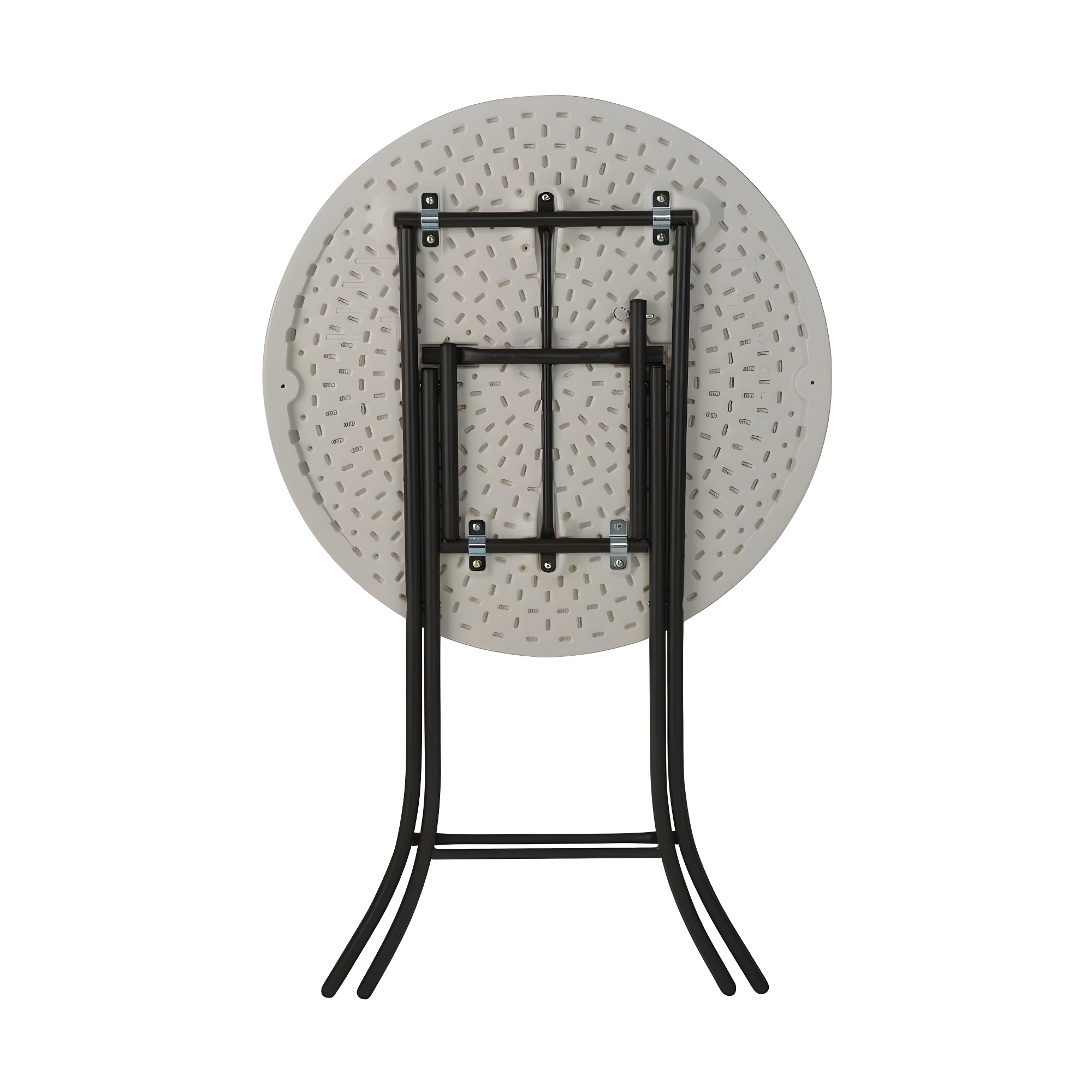 Lifetime 33 inch Round Bistro Table, Indoor/Outdoor Light Commercial, Almond (80362)