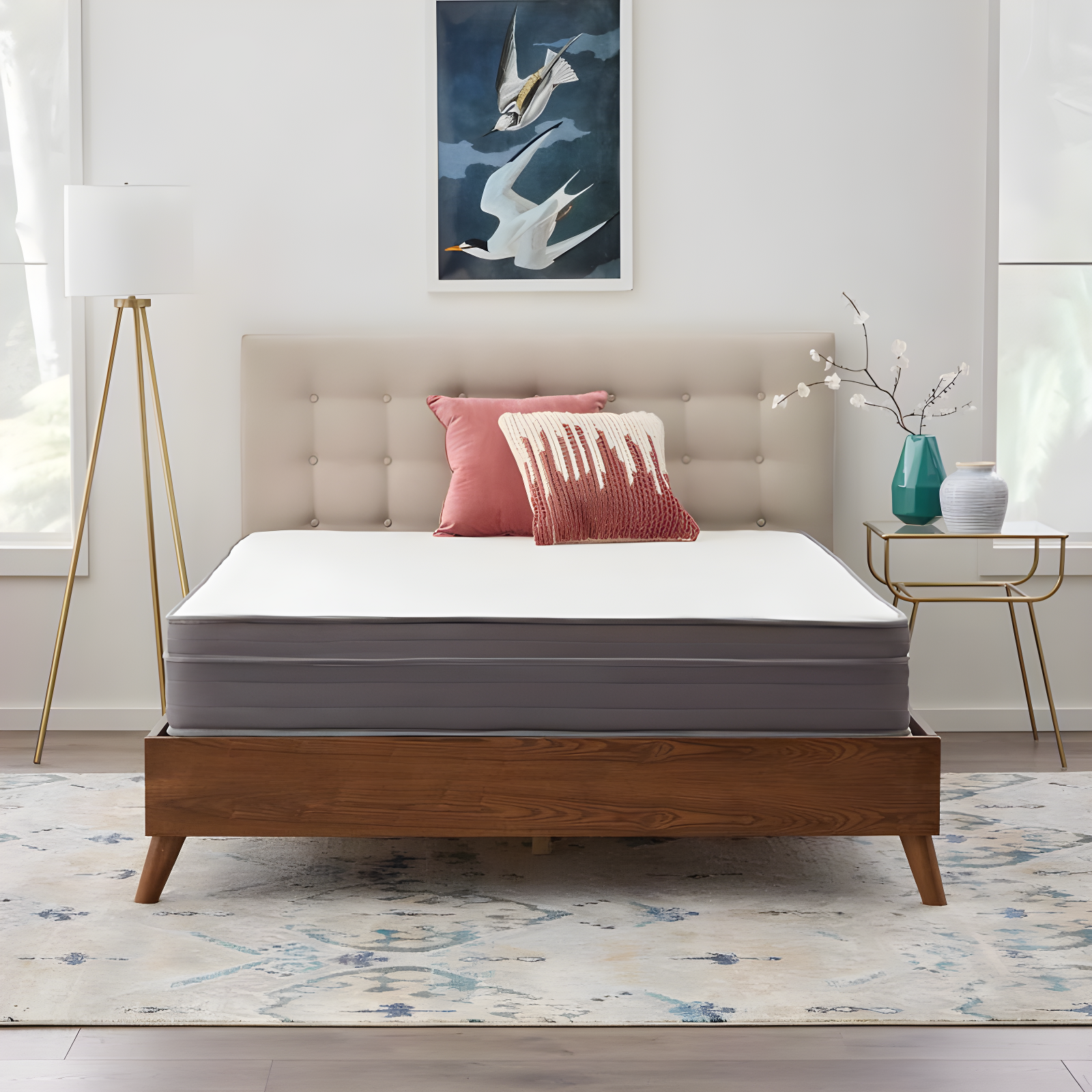 Linenspa Essentials Linenspa Essentials 10 In. Medium Gel Memory Foam Hybrid Mattress