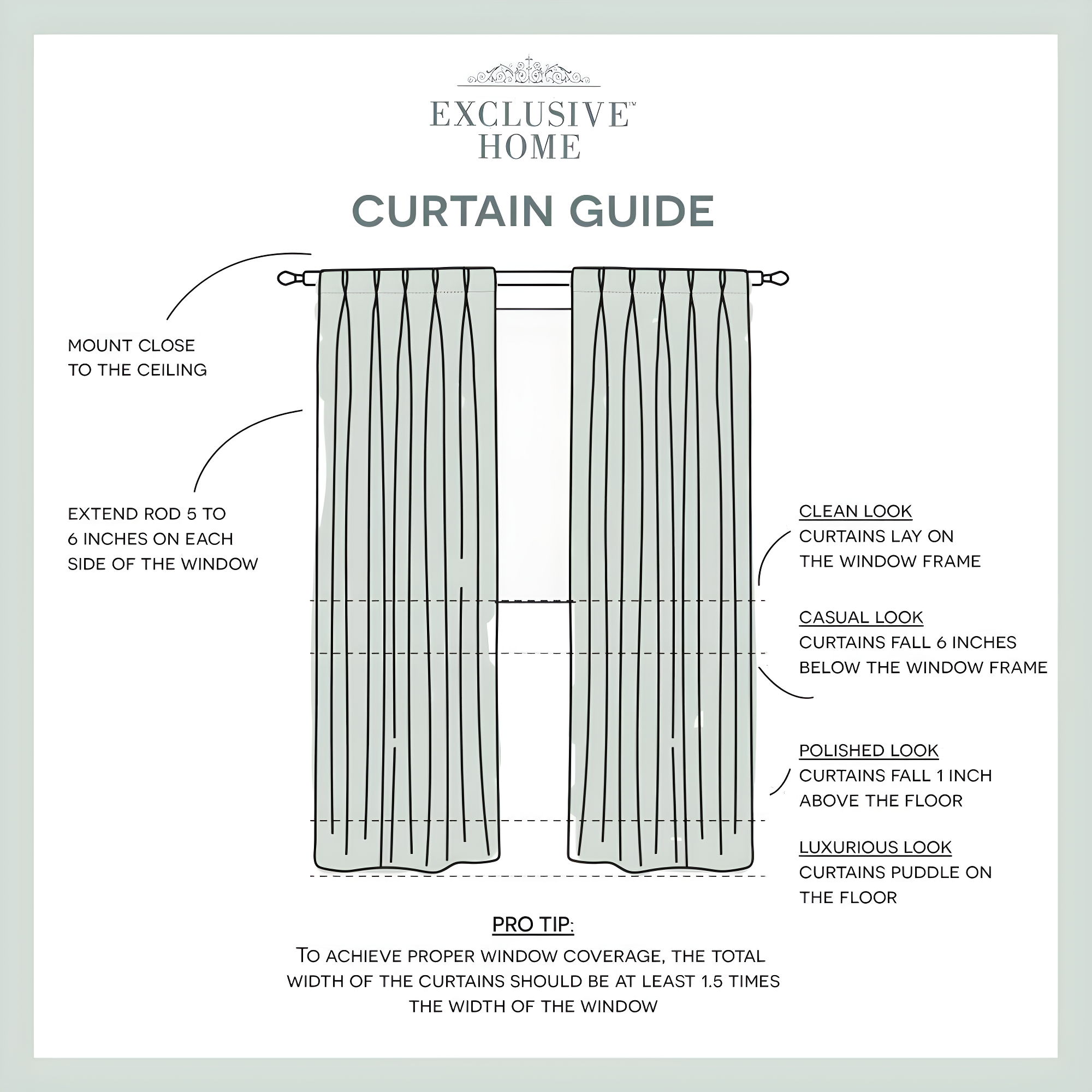 Exclusive Home Sateen Twill Woven Room Darkening Blackout Pinch Pleat/Hidden Tab Top Curtain Panel Pair, 63" Length, Silver