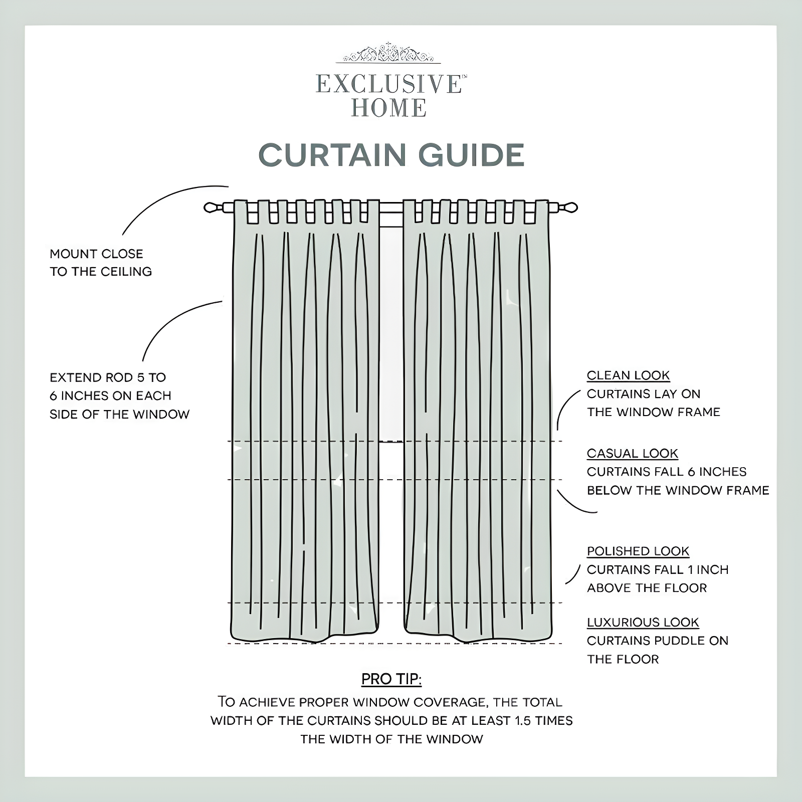 Set of 2 (120"x54") Cabana Easy Closure Grommet Top Light Filtering Window Curtain Panels Taupe Brown - Exclusive Home: Indoor/Outdoor Use