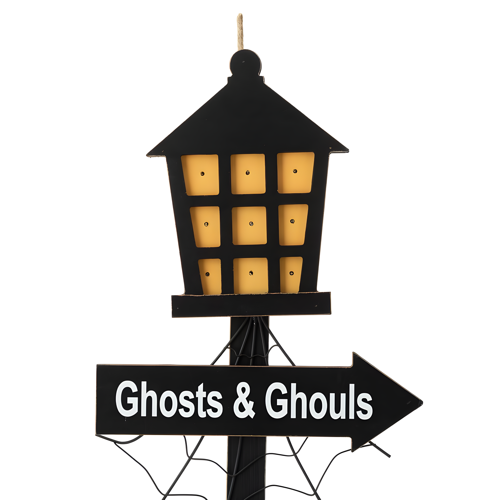 Jetlink Crafts LED Lighted Halloween Haunted House Yard Stake