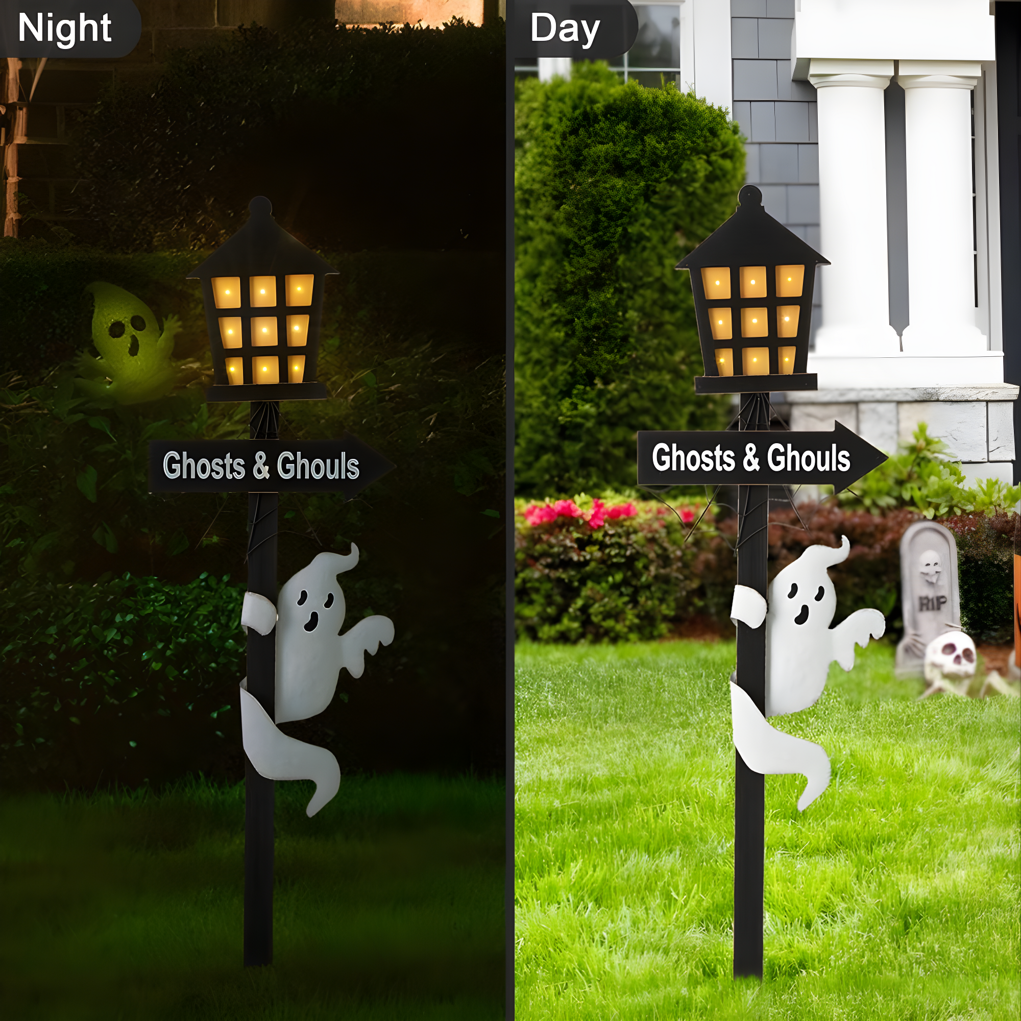 Jetlink Crafts LED Lighted Halloween Haunted House Yard Stake