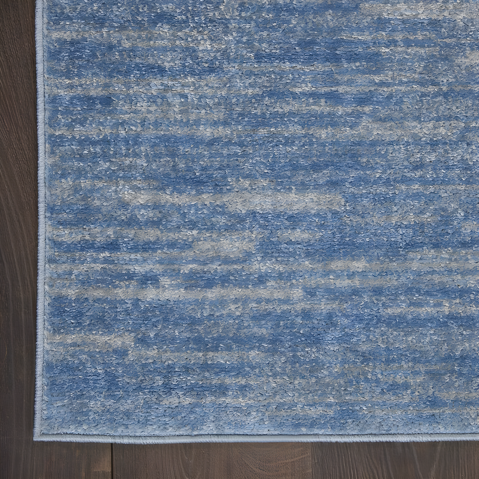 Nourison Nourison Essentials NRE01 Indoor/outdoor Area Rug - Blue/Grey 2'2" x 10'