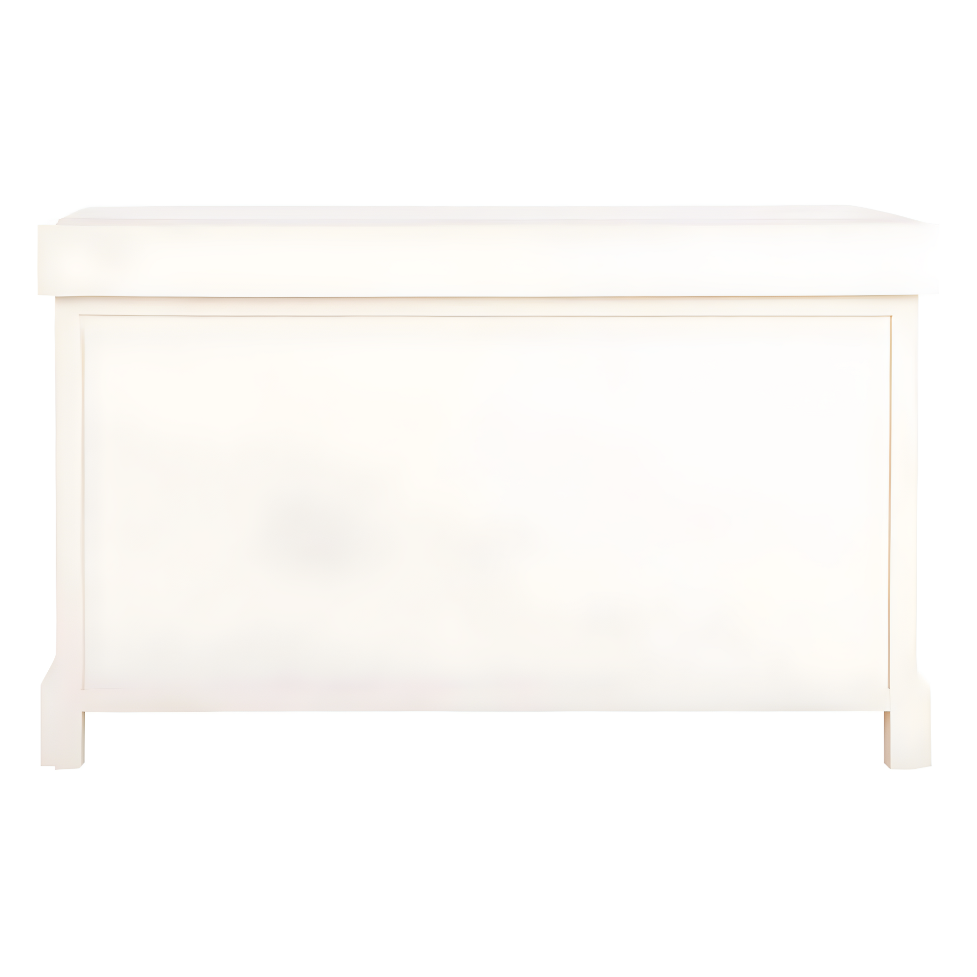 Freddy Wicker Storage Bench - AMH5736 - Vintage White - Safavieh