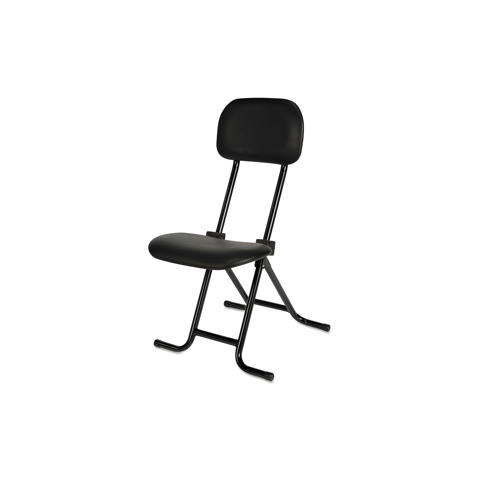 Alera® Backed Adjustable Height Ergonomic Industrial Stool with Footring