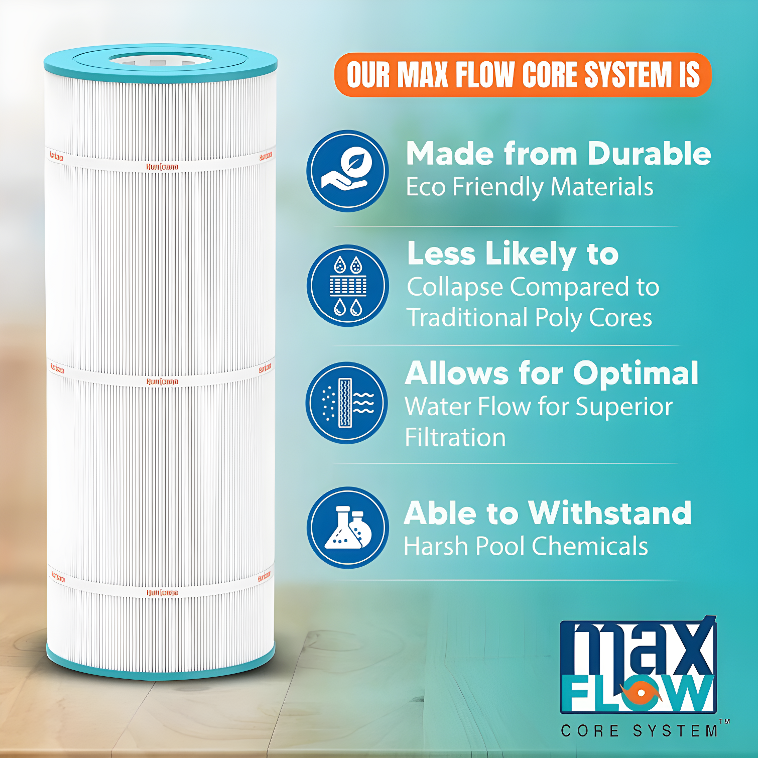 Hurricane Advanced Spa Filter Cartridge (Set of 2)