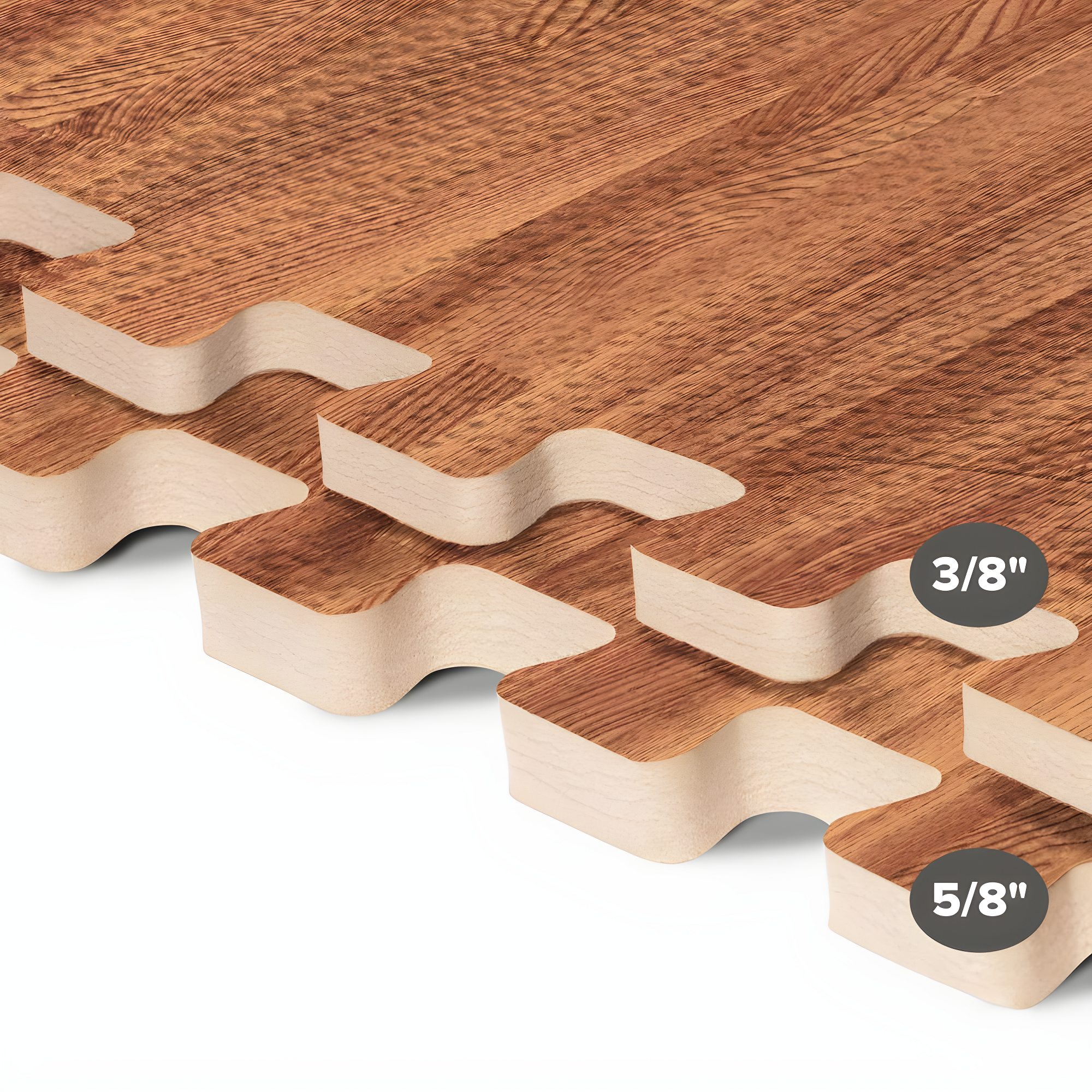 We Sell Mats 5/8" Thick Forest Floor 24 Square Feet (6 Tiles)
