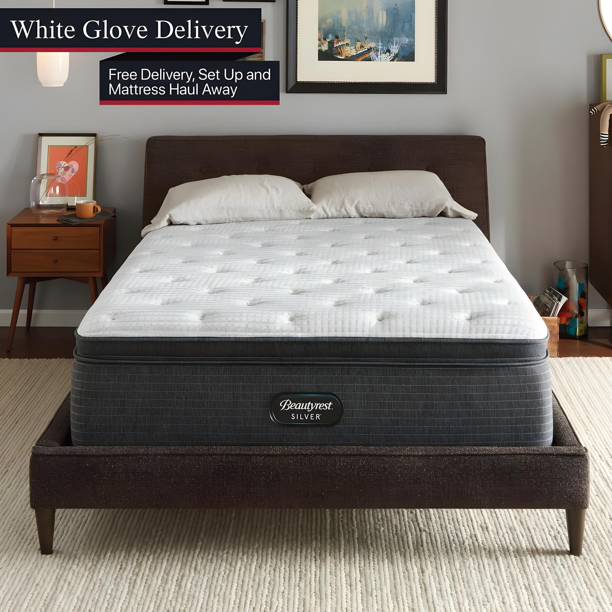 BRS900-C 16in. Medium Hybrid Pillow Top Full Mattress