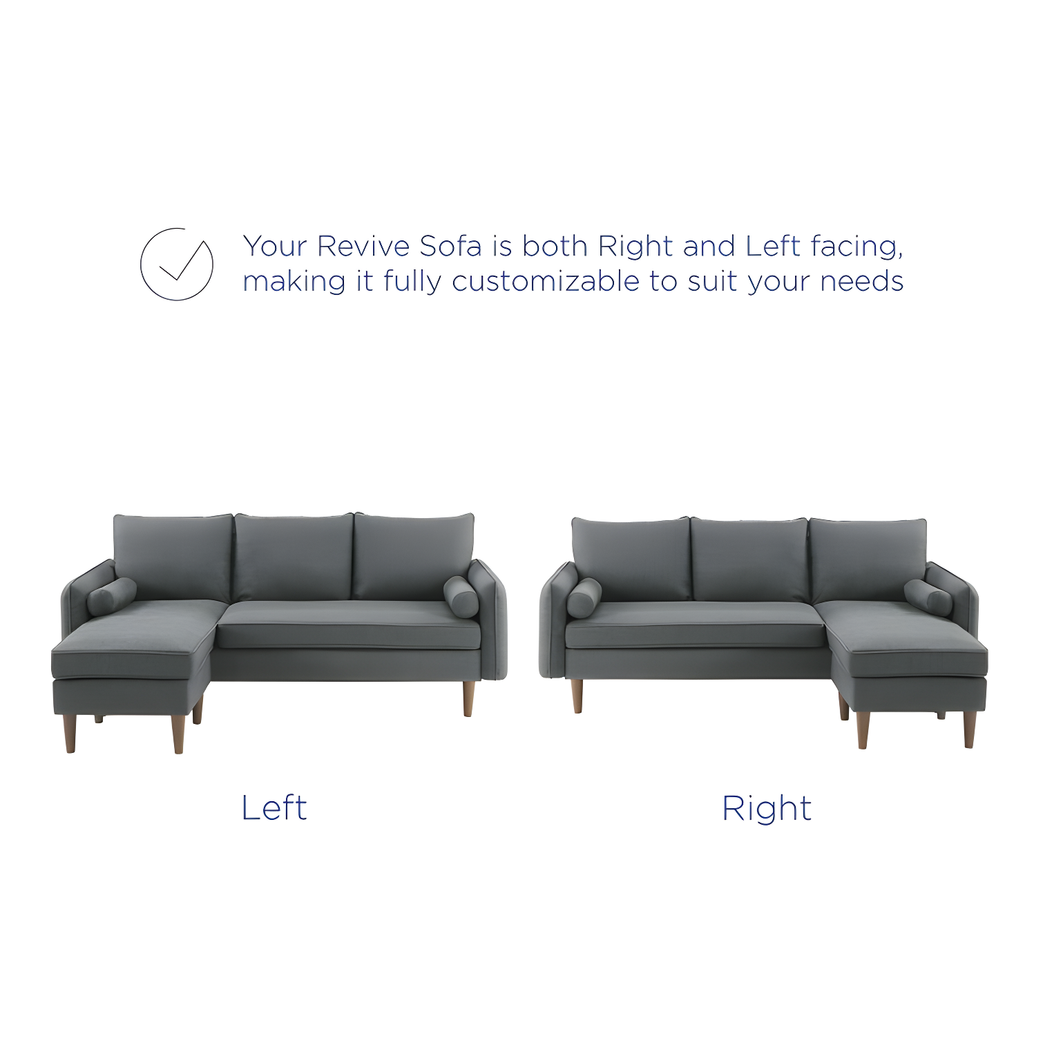 Modway Revive Upholstered Right or Left Sectional Sofa