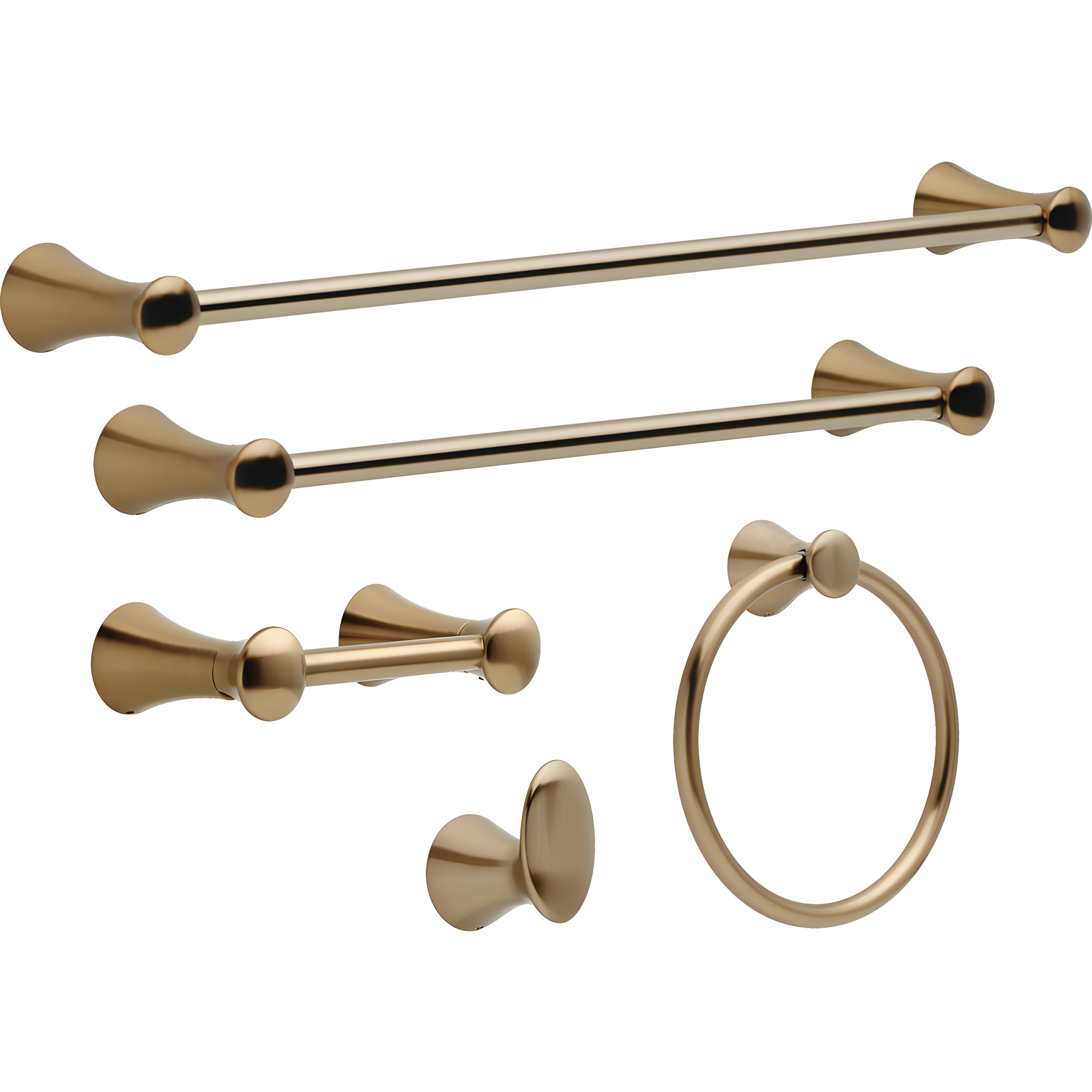Lahara Wall Mount Round Closed Towel Ring Bath Hardware Accessory
