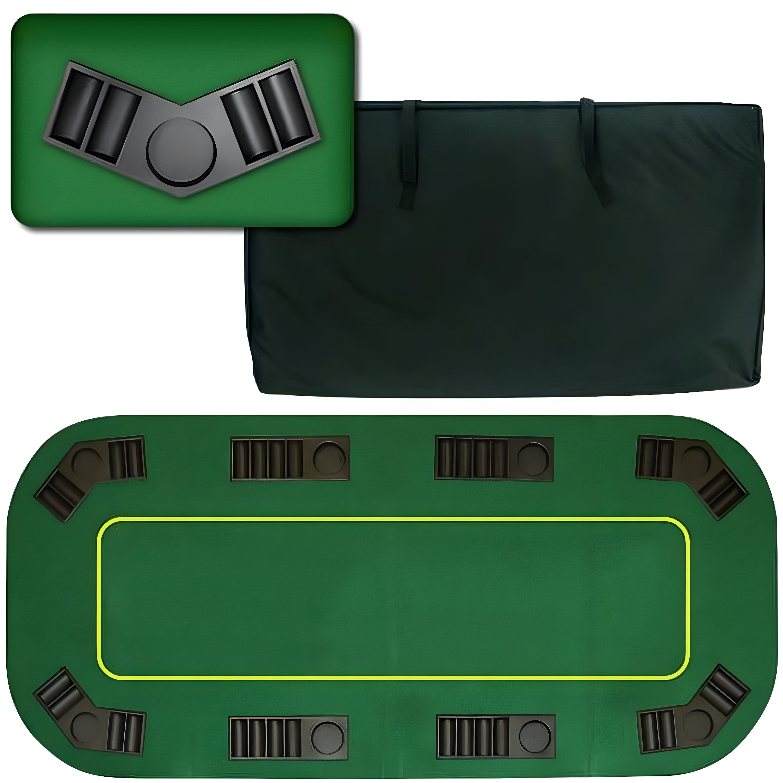 Trademark Global Trademark Global Wood Poker Table Cover